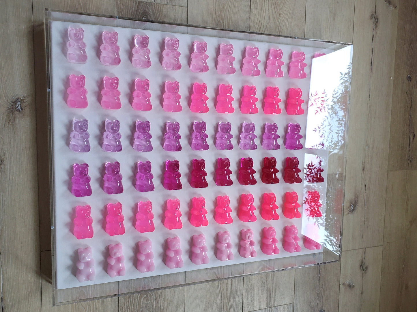 Nursery Wall Decor, Nursery, Gummy Resin Bear Art, Boho Wall Art, Visual Wall Art, Kids Art, Playroom Decor, Custom Sizes, Girl, Boy