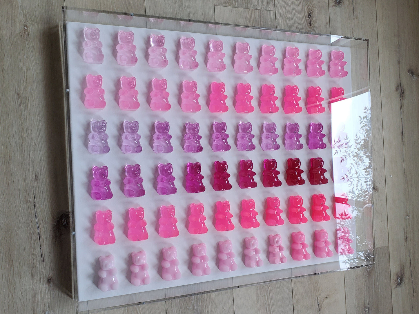 Nursery Wall Decor, Nursery, Gummy Resin Bear Art, Boho Wall Art, Visual Wall Art, Kids Art, Playroom Decor, Custom Sizes, Girl, Boy