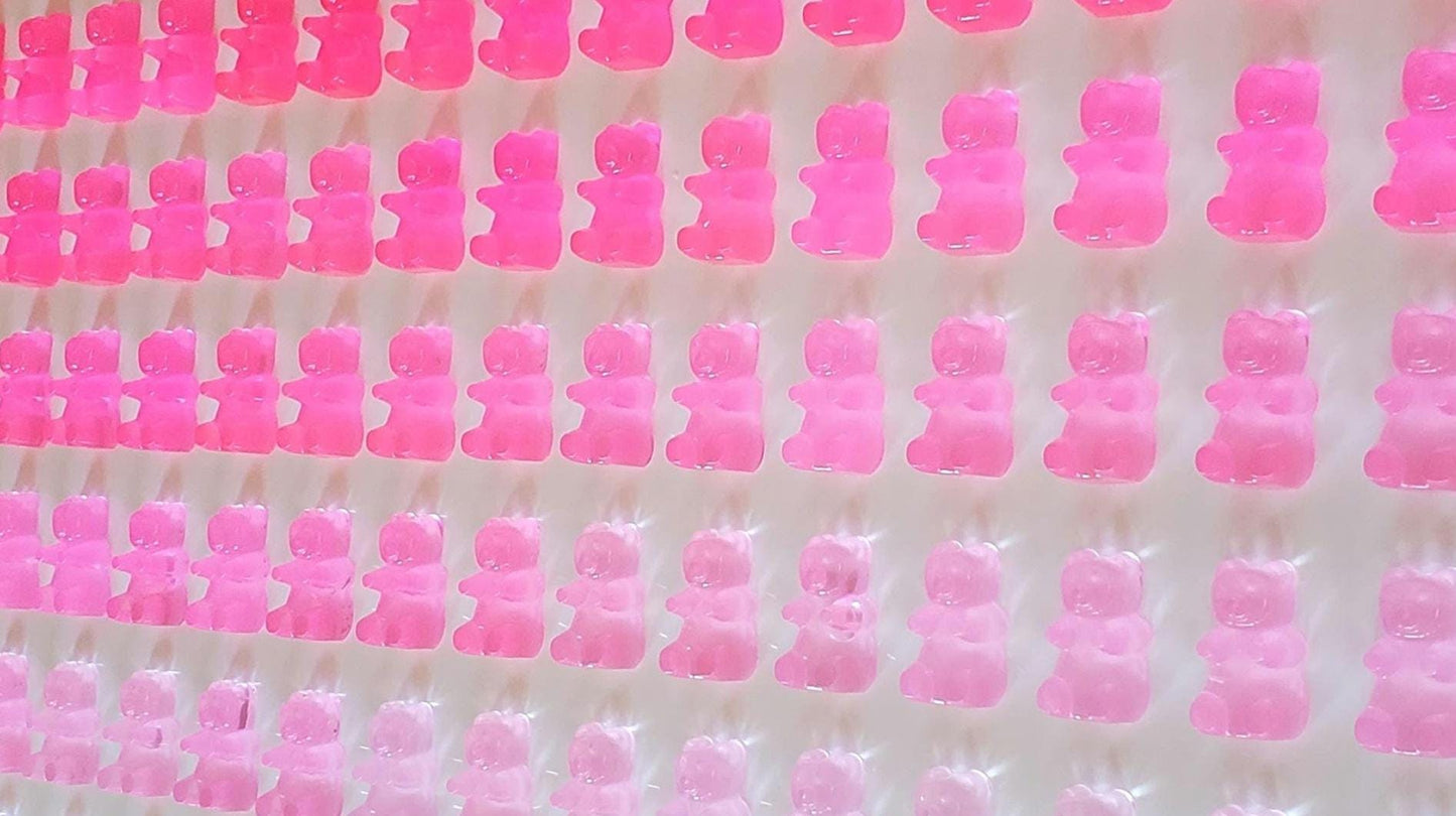 Gummy Resin Bear Wall Art for Nursery, Resin Decor, Modern Pop Art for Kitchen, Living Room or Office