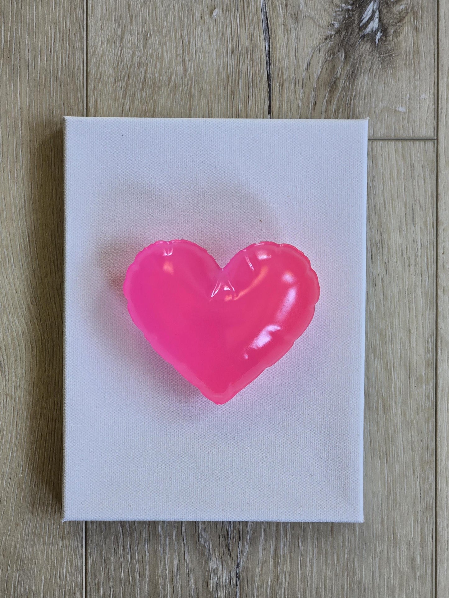 Resin Heart Balloon Wall Art: Boho Nursery Decor Shadow Box