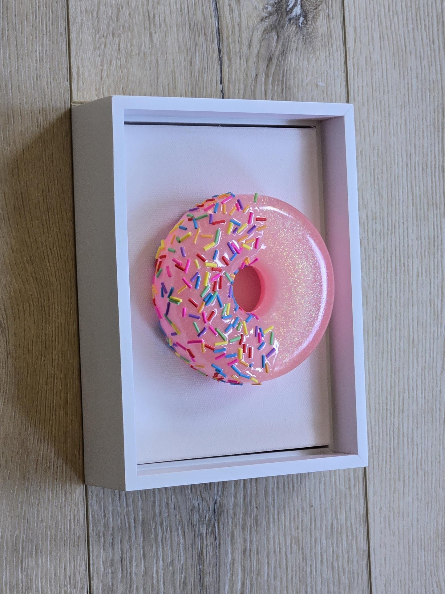 Colorful 3D Donut Wall Art, Modern Kitchen Decor, Gallery Wall Art, Whimsical Food Art, Candy-themed Living Room or Cafe Decor.