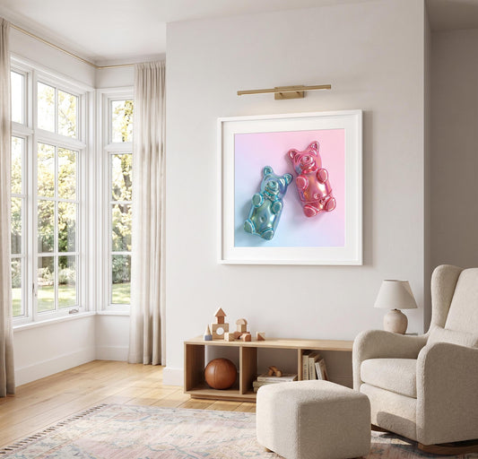 Gummy Bear Print | Pop Art Candy Fine Art Poster, Nursery Wall