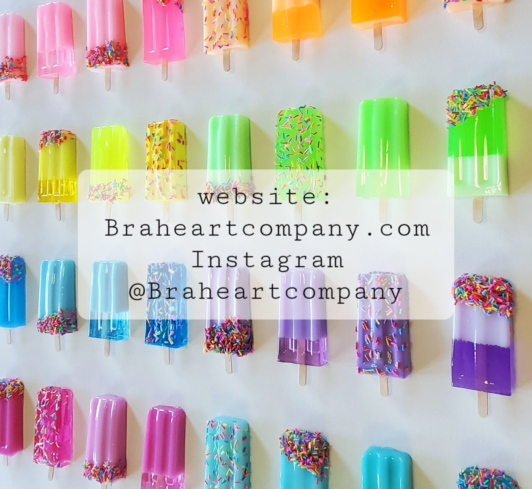 Custom Ice Cream Pops Wall Art: 3D Shadow Box, Home Decor