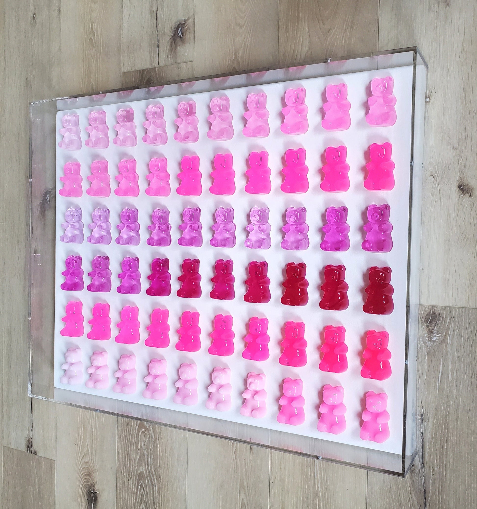 Nursery Wall Decor, Nursery, Gummy Resin Bear Art, Boho Wall Art, Visual Wall Art, Kids Art, Playroom Decor, Custom Sizes, Girl, Boy