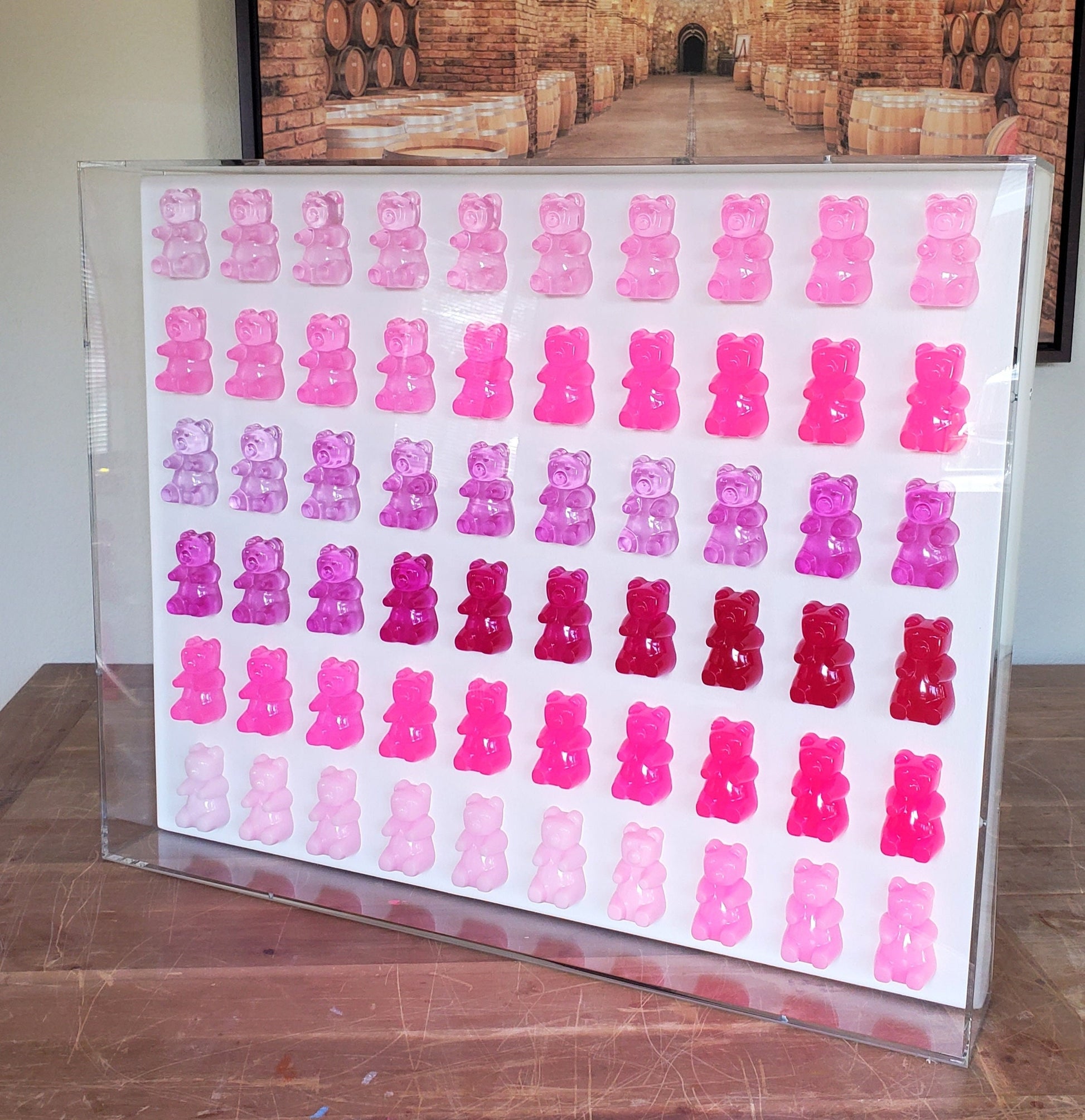 Transform Your Space with the Giant Bear Wall Decor | Whimsical 3D Candy Art