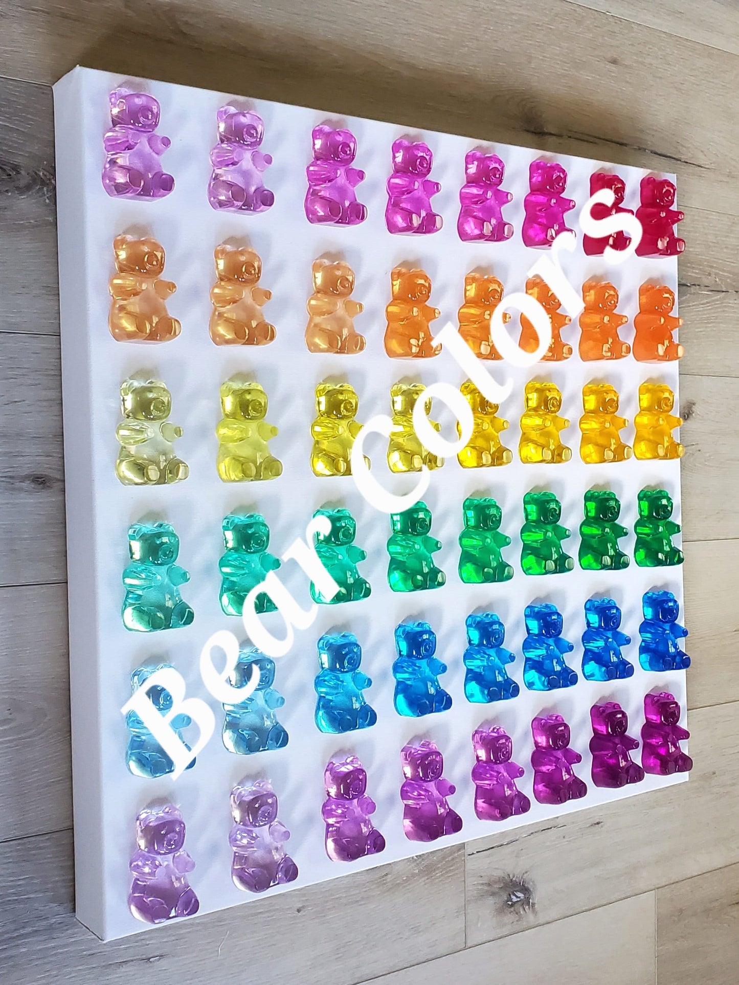 Pop Art Wall Decor, Modern Pop Art, Resin Gummy Bears, Kitchen Wall Art, Pop Art, Luxury Nursery decor, Candy Art, Shadow Box Art, Gallery