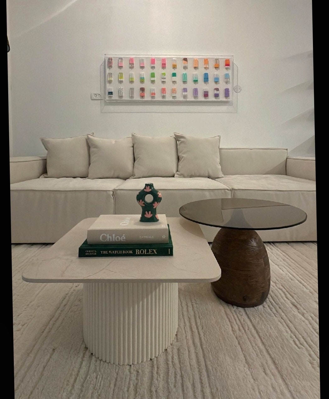 Pop Art Ice Pop Sculpture: 3D Candy Wall Decor, Shadow Box (20x59x3.5 Inch)