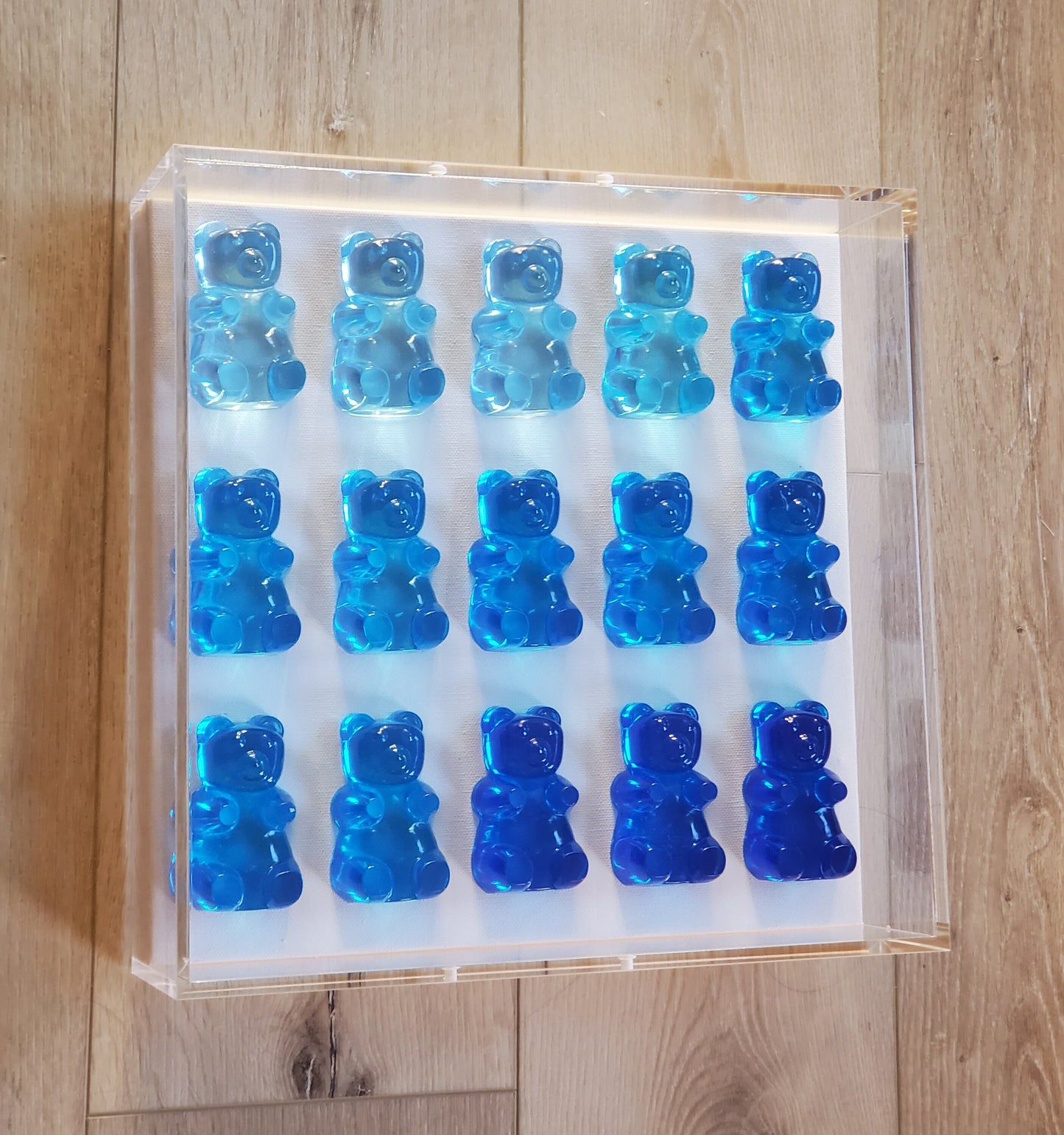 Pop Art Wall Decor, Modern Pop Art, Resin Gummy Bears, Kitchen Wall Art, Pop Art, Luxury Nursery decor, Candy Art, Shadow Box Art, Gallery