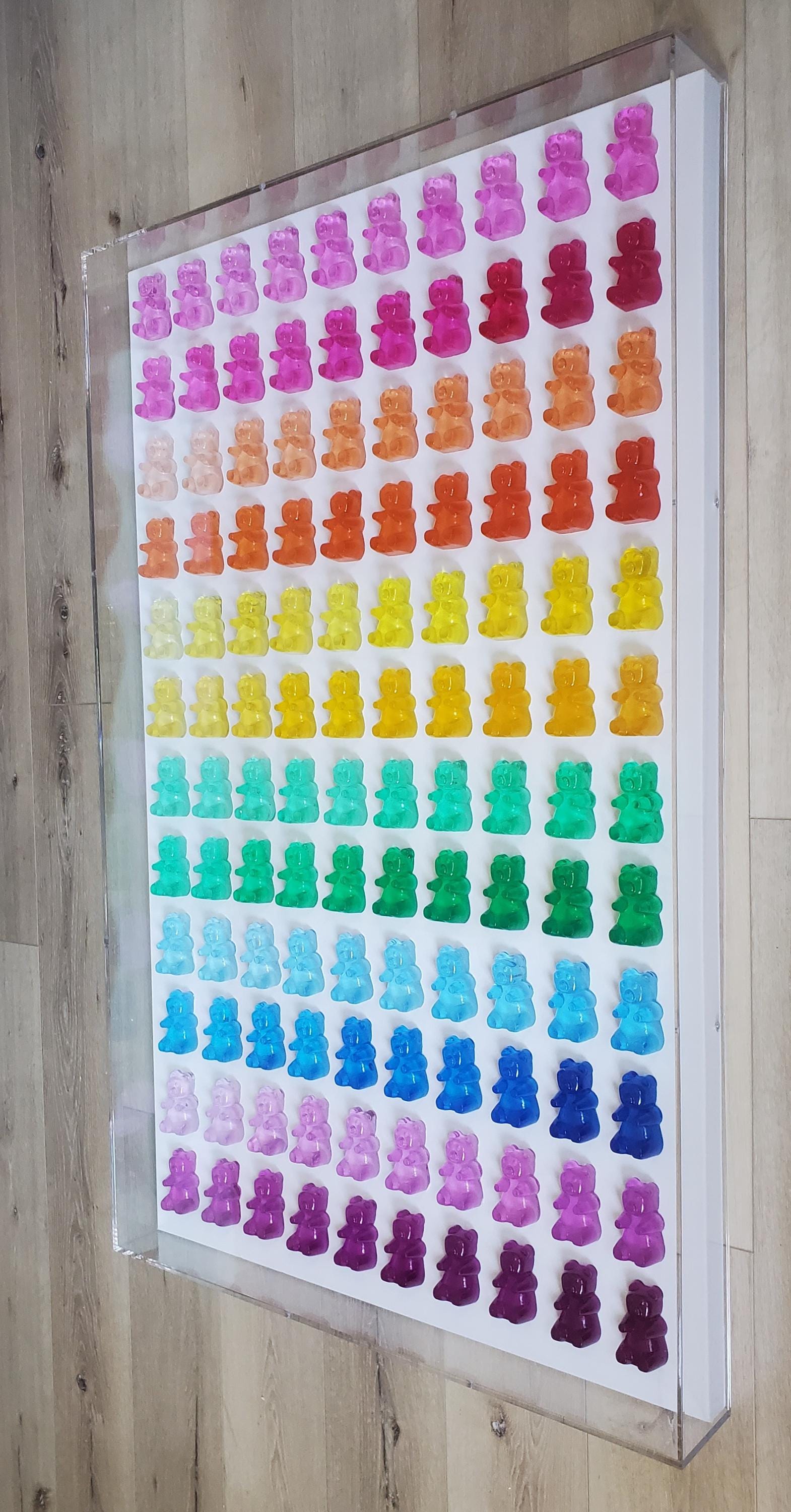 Gummy Bear Nursery Wall Decor, Modern Pop Art, Resin Bears, Kitchen Wall Art, Nursery decor, Photo Wall, Original Creator, Visual Art.