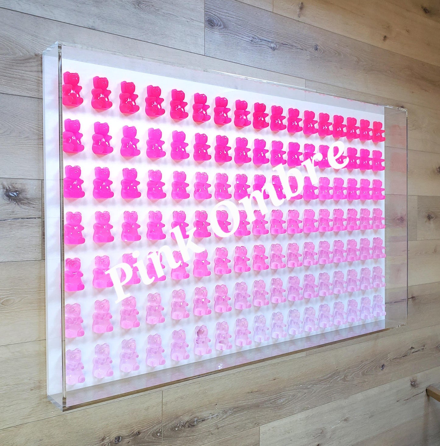 3D Giant Resin Candy Bear Wall Art: Playroom Nursery Decor