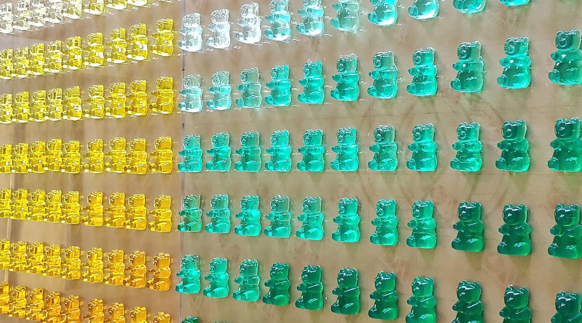 Gummy Resin Bear Wall Art for Nursery, Resin Decor, Modern Pop Art for Kitchen, Living Room or Office