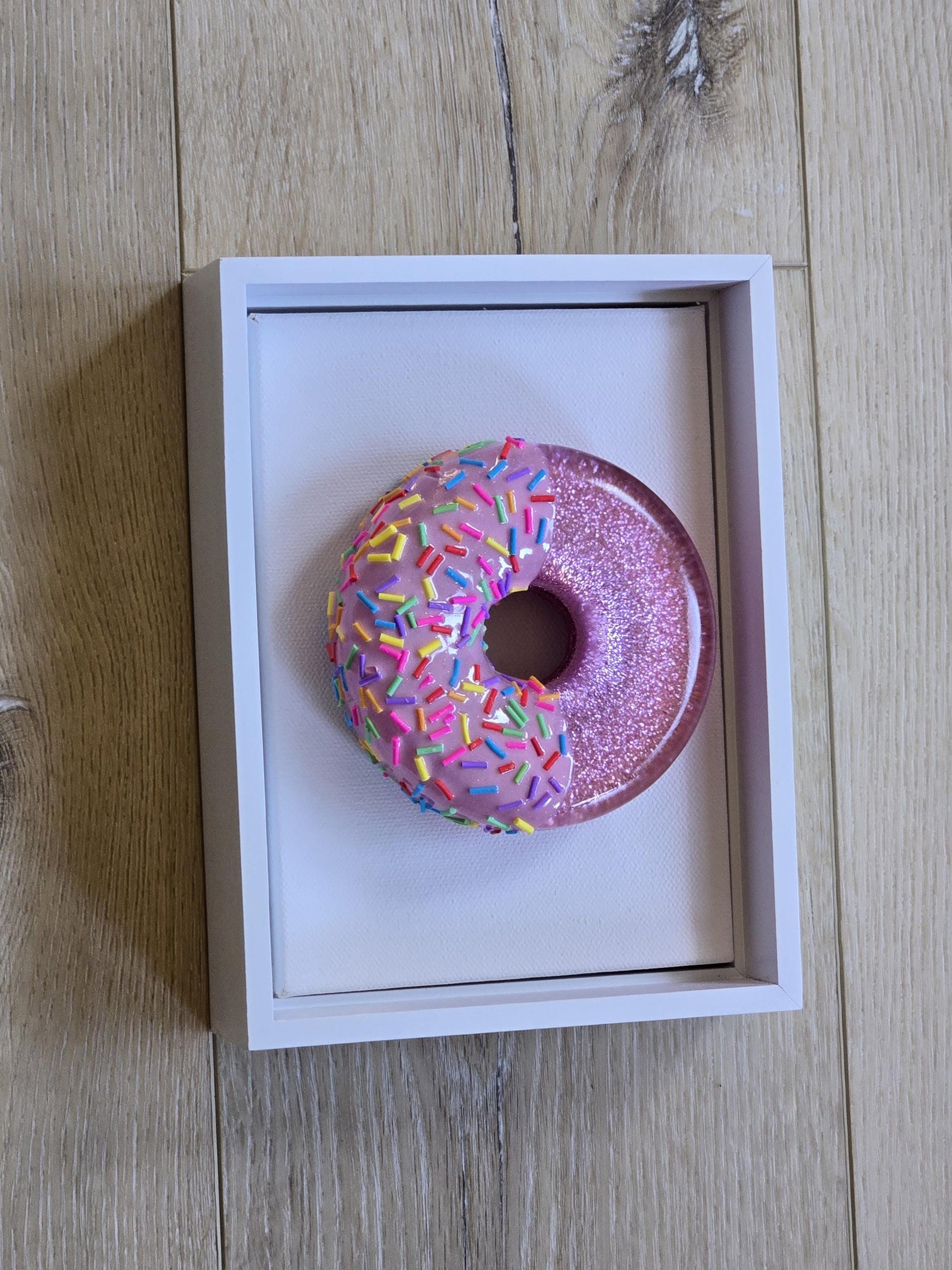 3D Donut Wall Art: Colorful Whimsical Kitchen Decor, 4-inch