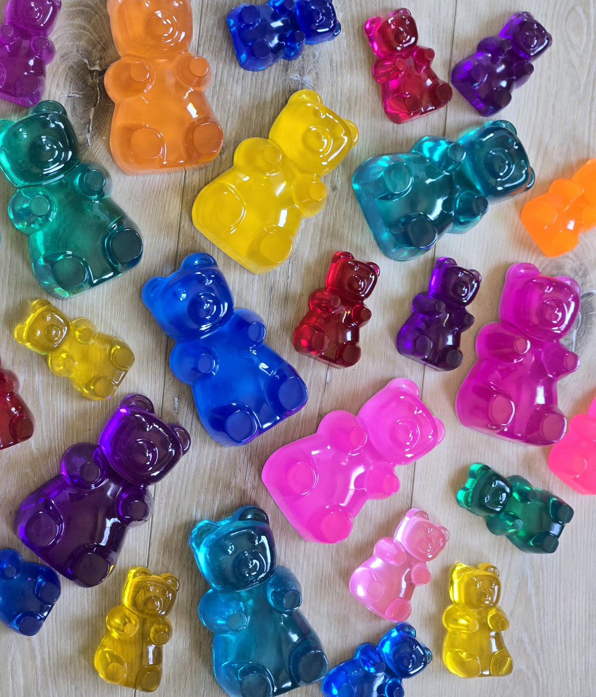 Giant 5 Inch Gummy Bear Resin Wall Sculpture: Pop Art Home Decor, Commercial Wall Art Installations