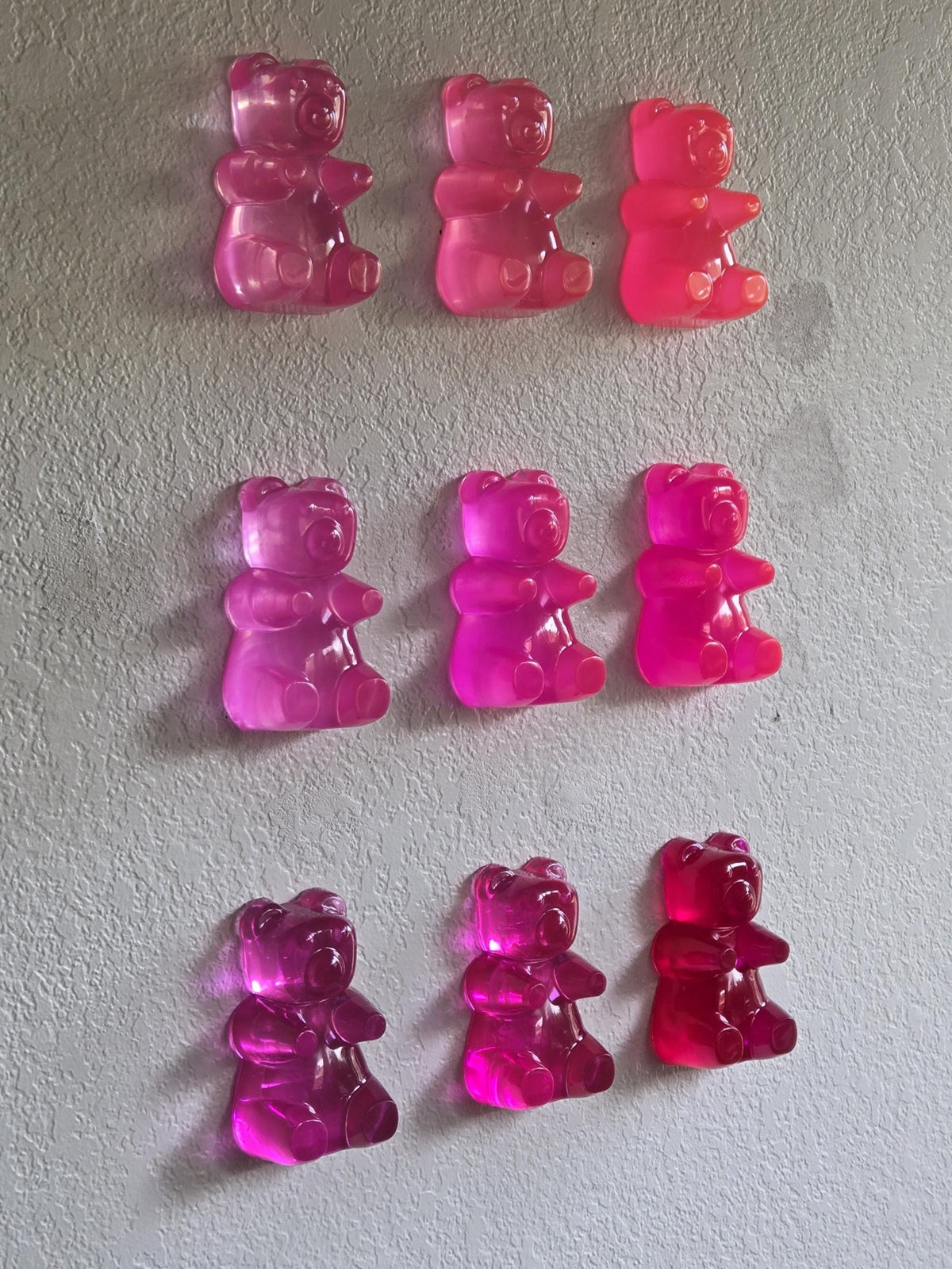 Giant 5 Inch Gummy Bear Resin Wall Sculpture: Pop Art Home Decor, Commercial Wall Art Installations
