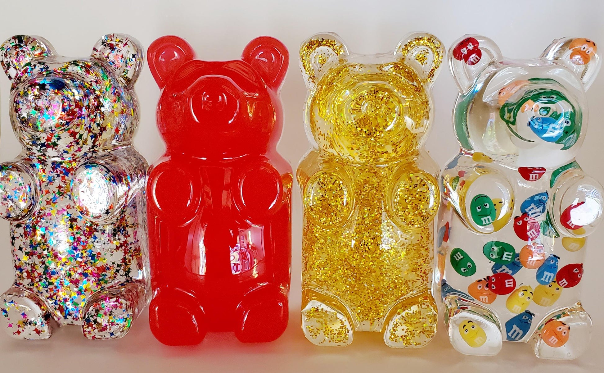 Modern Pop Art Wall Decor - 3D Art for Gallery Wall - Unique Bespoke Home Accents, 7-Inch Gummy Bear Sculpture