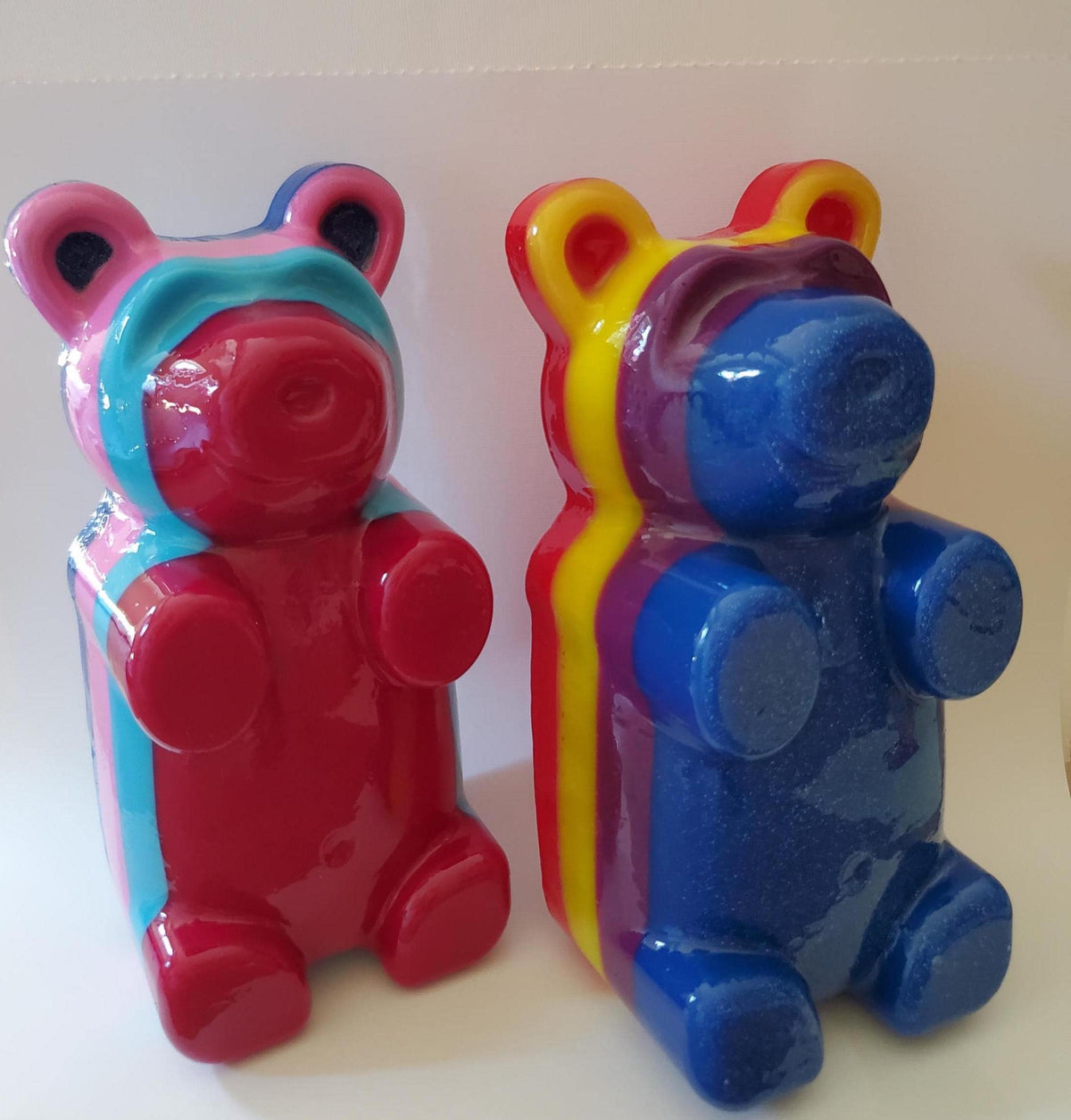 Giant 7-Inch Gummy Bear Wall Sculpture – Bespoke Pop Art Resin Decor