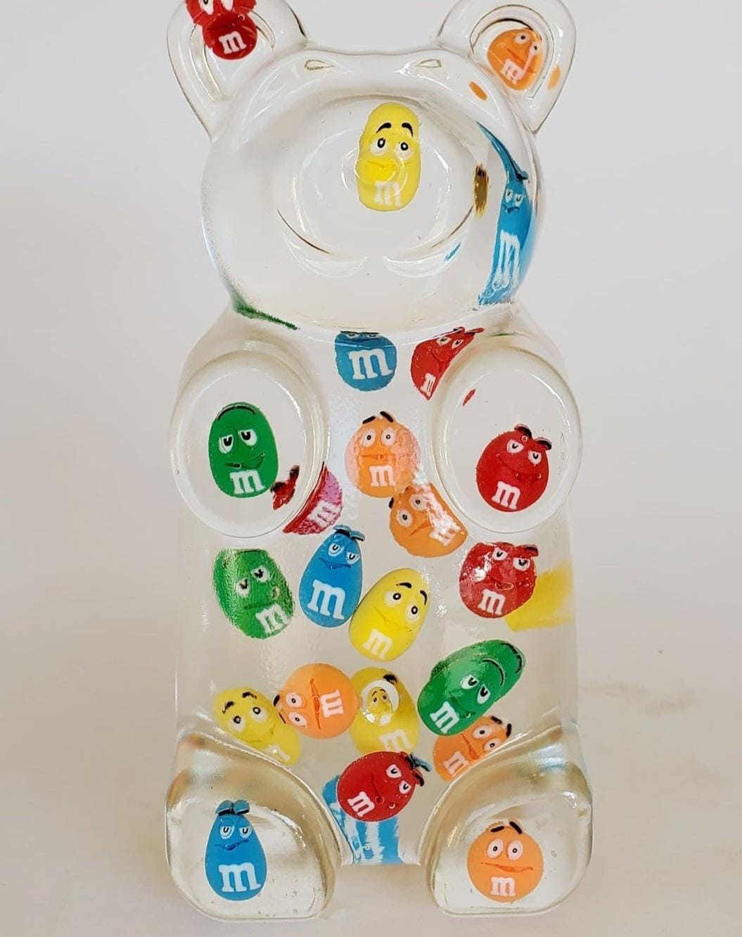 Giant 7-Inch Gummy Bear Wall Sculpture – Bespoke Pop Art Resin Decor
