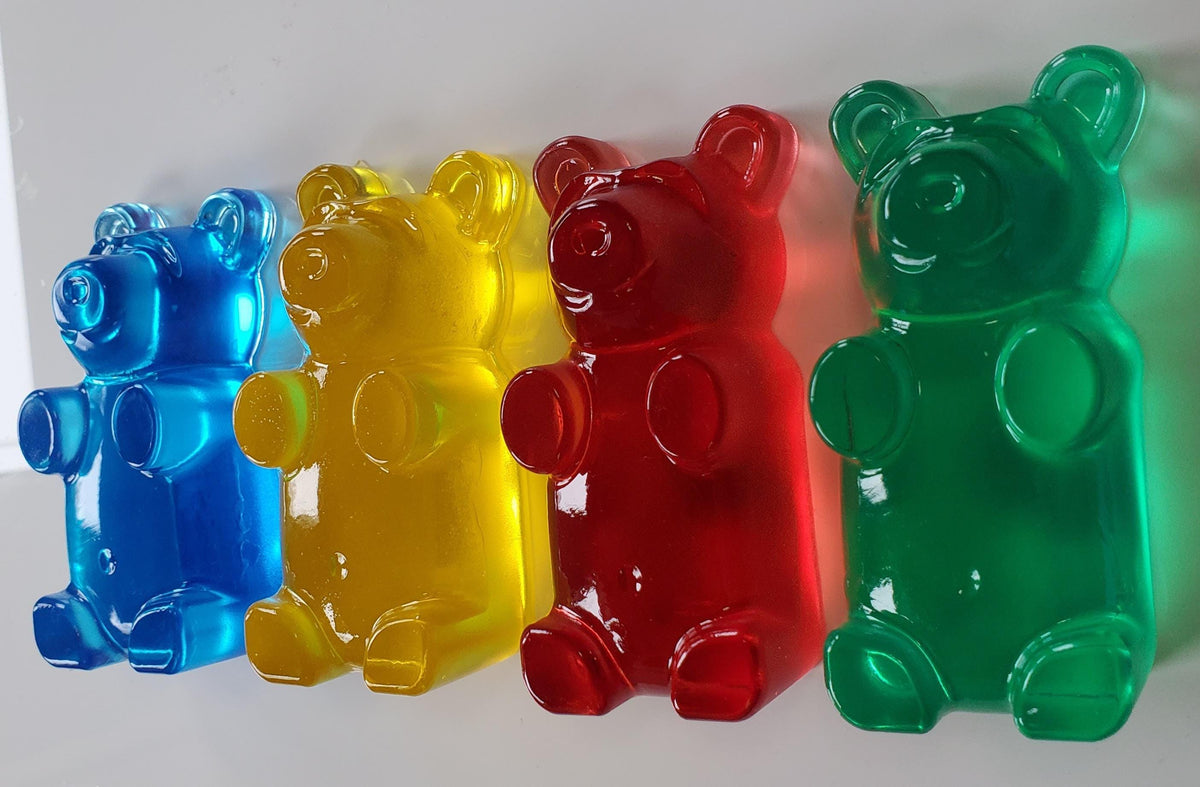 Giant 7-Inch Gummy Bear Wall Sculpture – Bespoke Pop Art Resin Decor