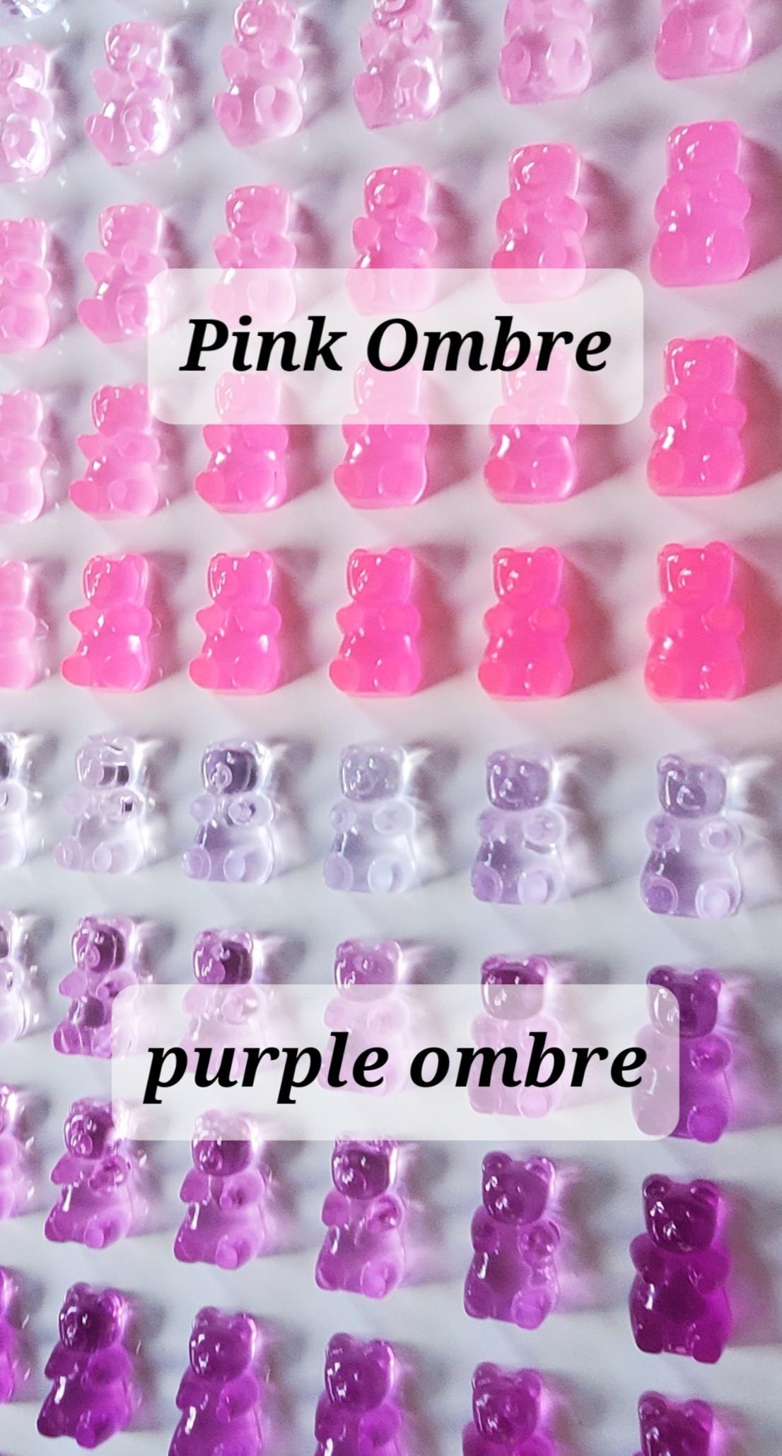 Candy Inspired Resin Bear Shadow Box Art: Modern Pop Sculpture