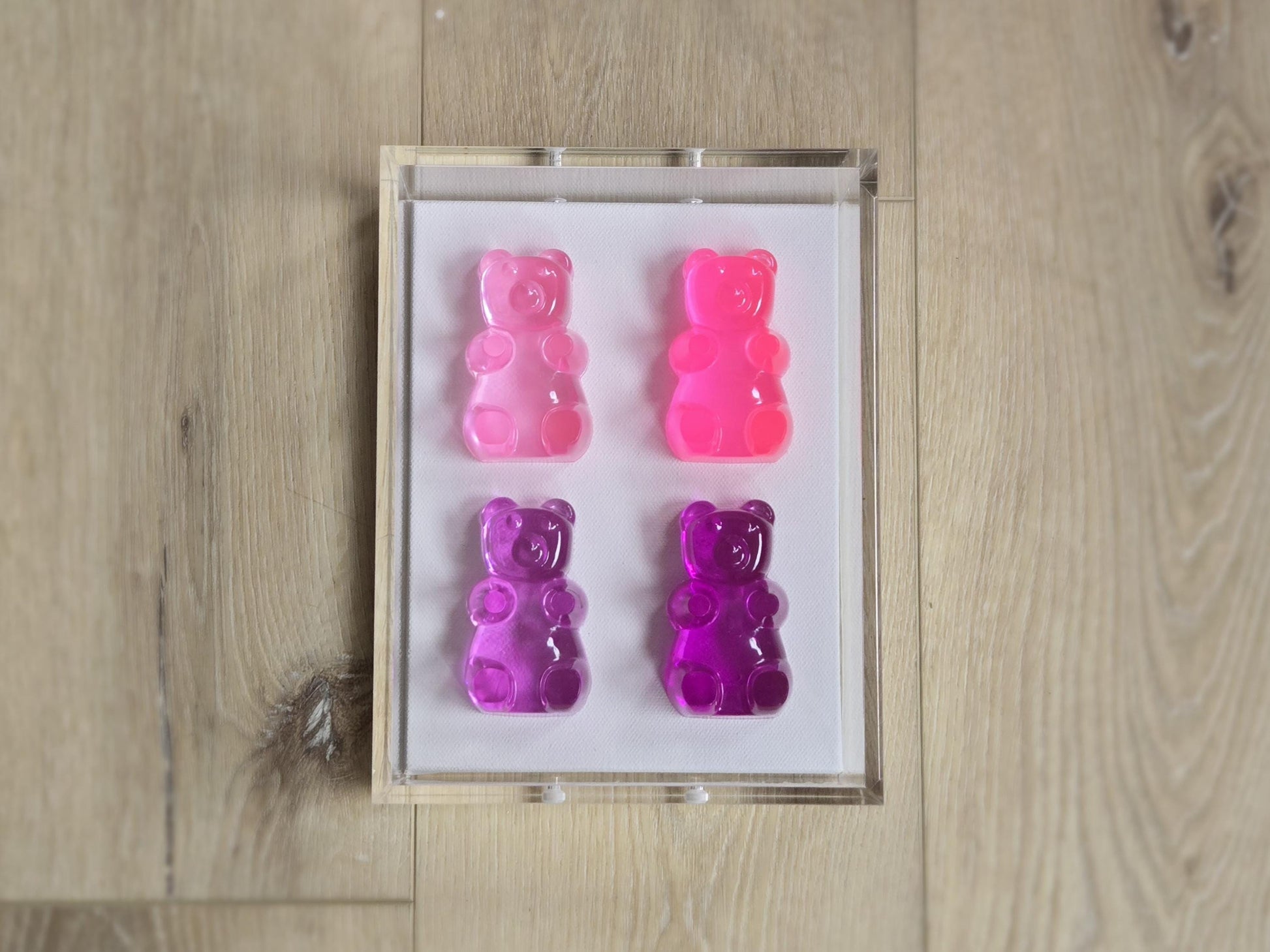 Whimsical Candy Bear Wall Hanging, Modern Pop Art Sculpture, Home Decor Gift