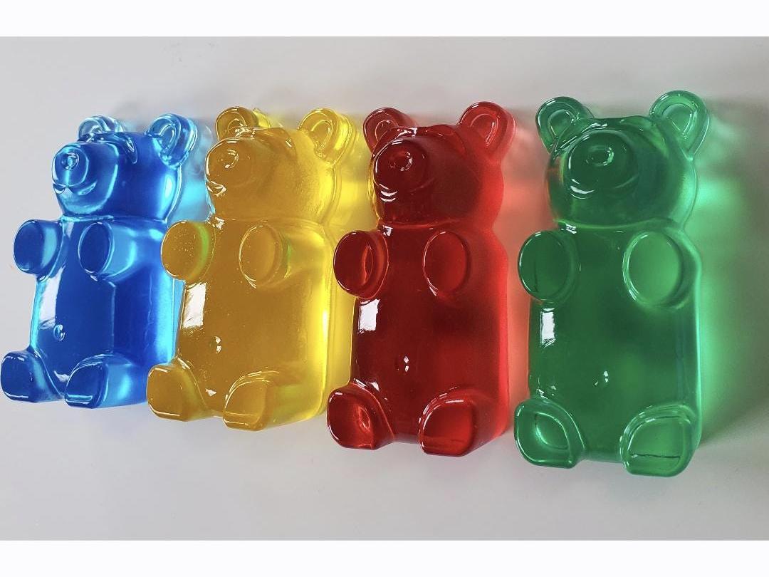 Giant 7-Inch Gummy Bear Wall Sculpture – Bespoke Pop Art Resin Decor