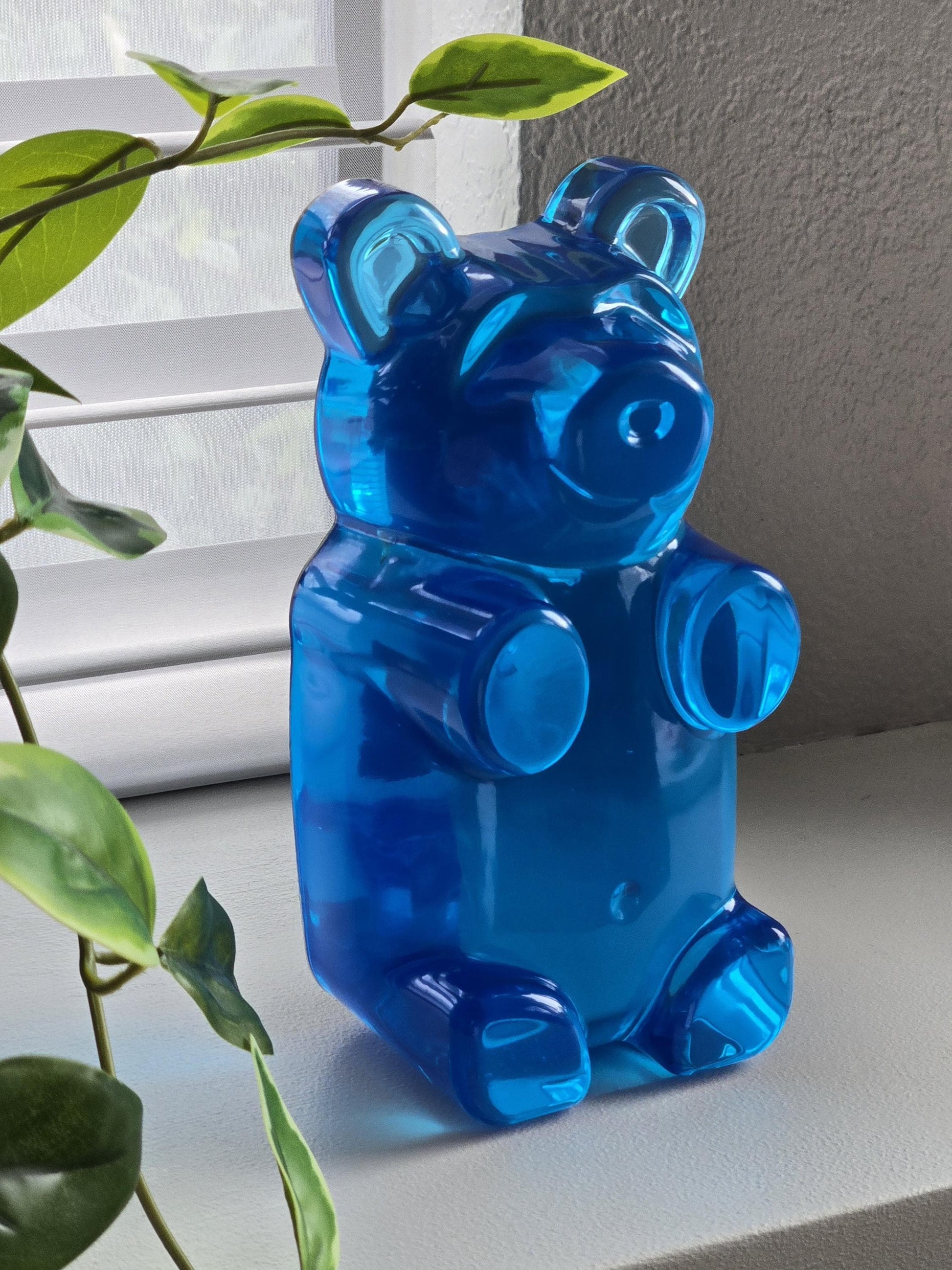 Modern Pop Art Wall Decor - 3D Art for Gallery Wall - Unique Bespoke Home Accents, 7-Inch Gummy Bear Sculpture