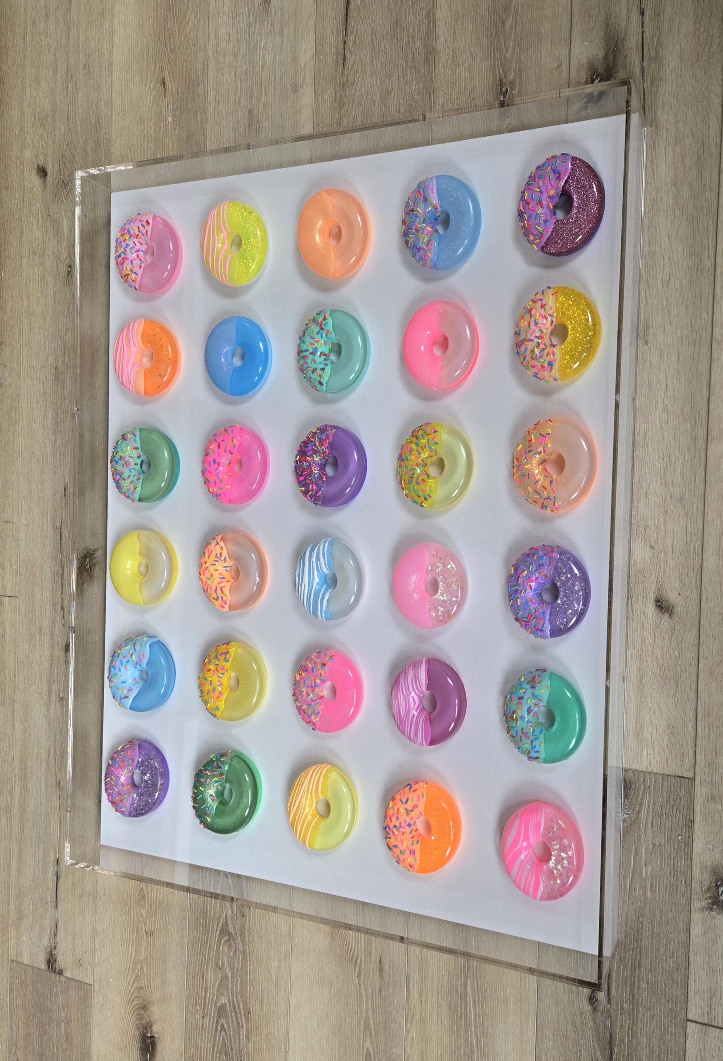 Custom Resin Donut Wall Art for Any Room | Modern Pop Art