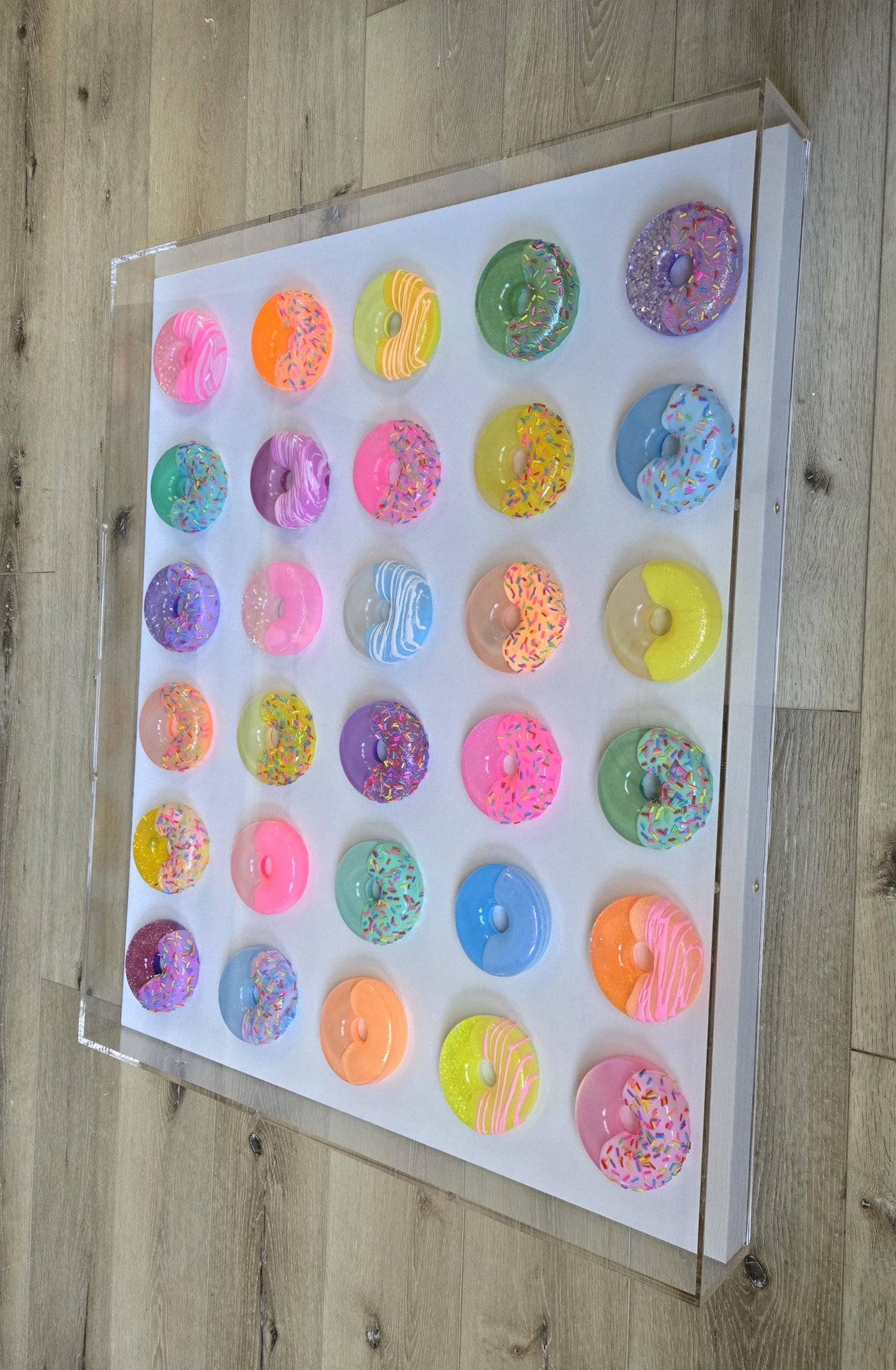 Custom Resin Donut Wall Art for Any Room | Modern Pop Art