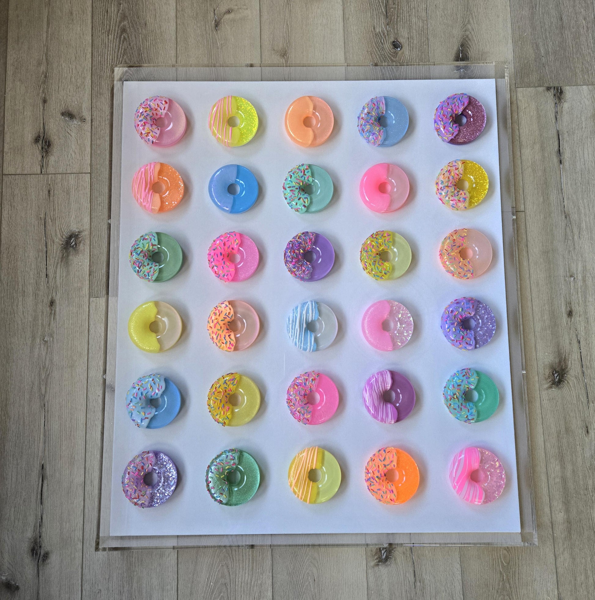 Custom Resin Donut Wall Art for Any Room | Modern Pop Art