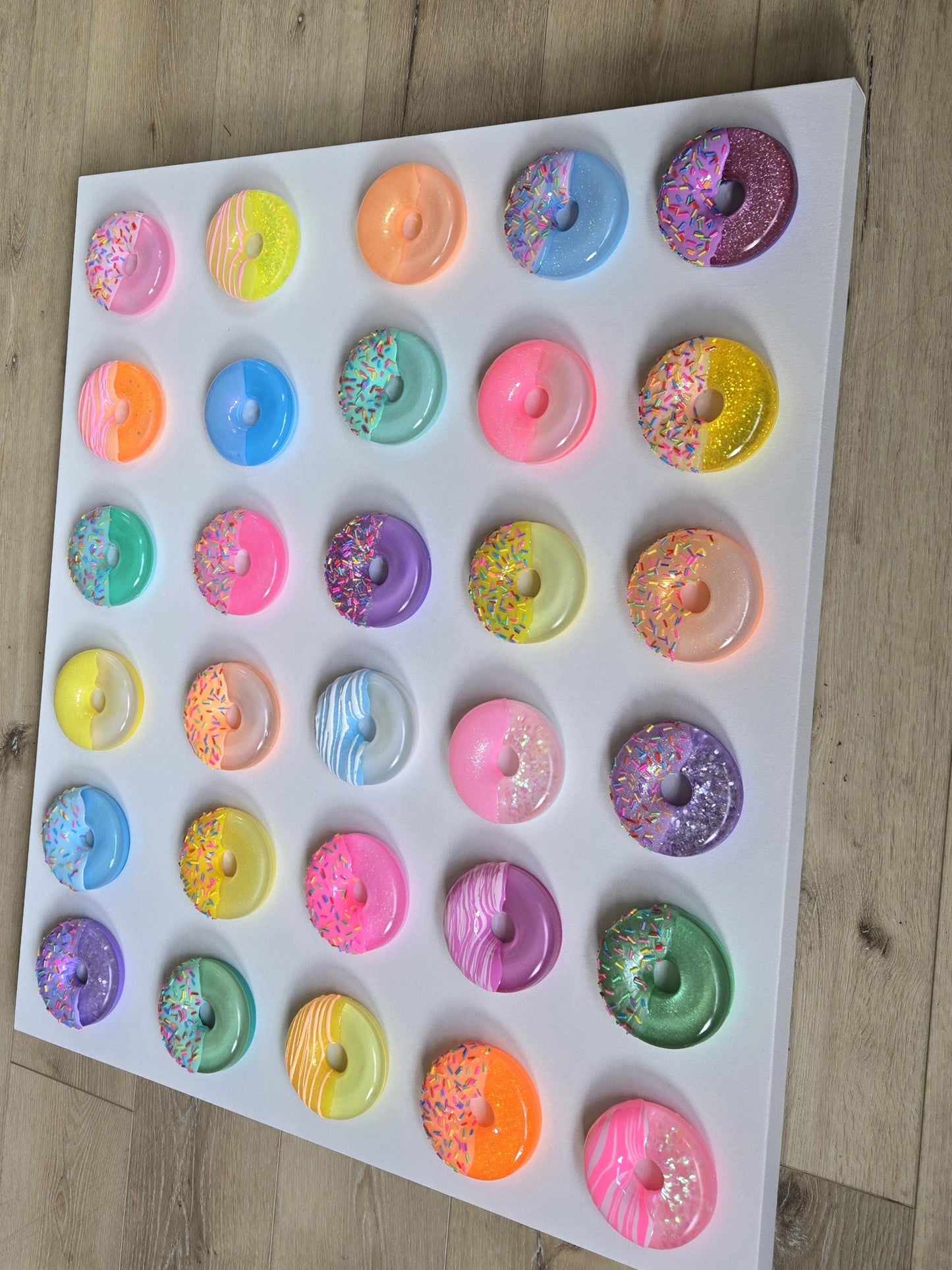 Custom Resin Donut Wall Art for Any Room | Modern Pop Art