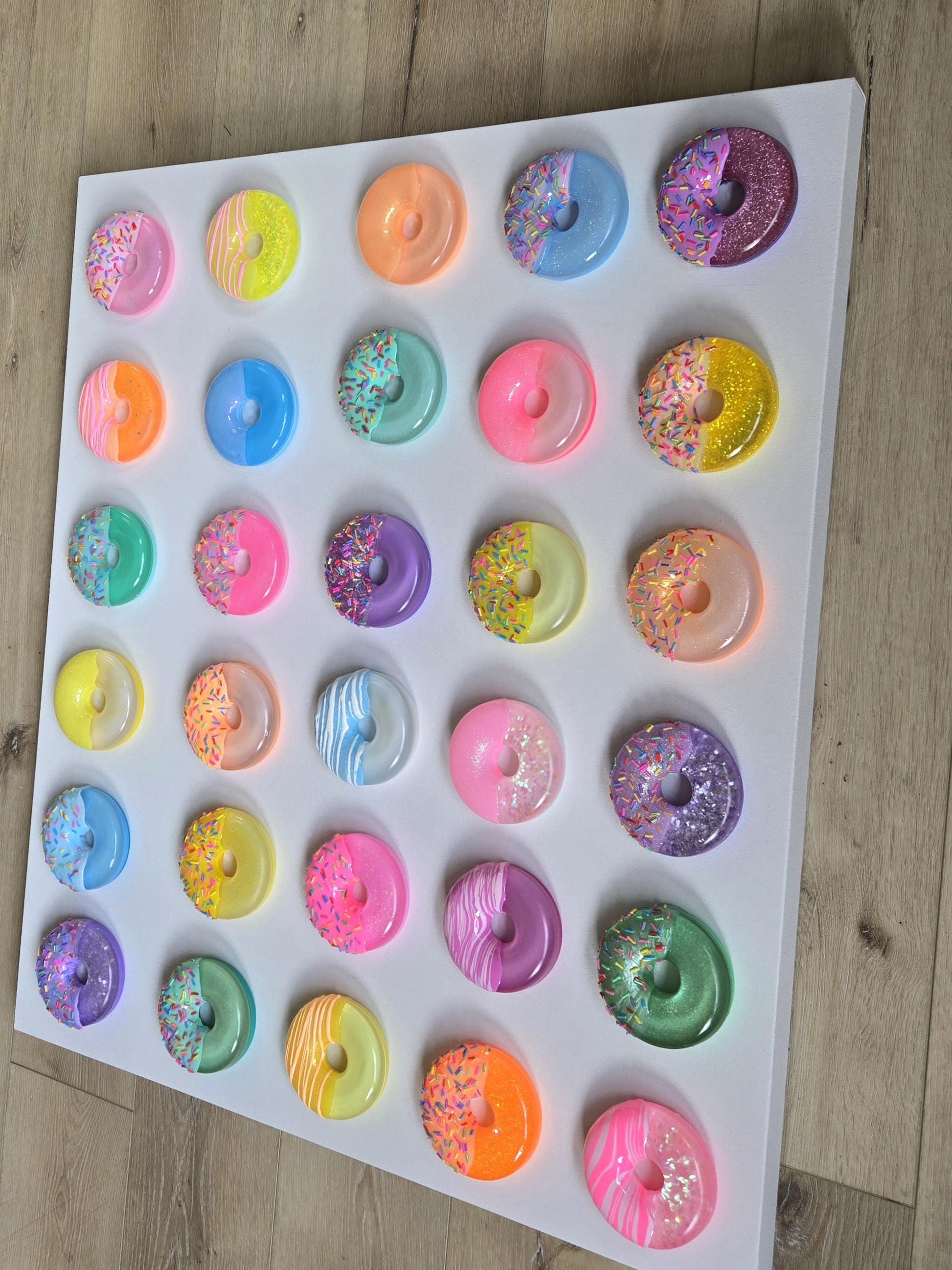 Custom Resin Donut Wall Art for Any Room | Modern Pop Art