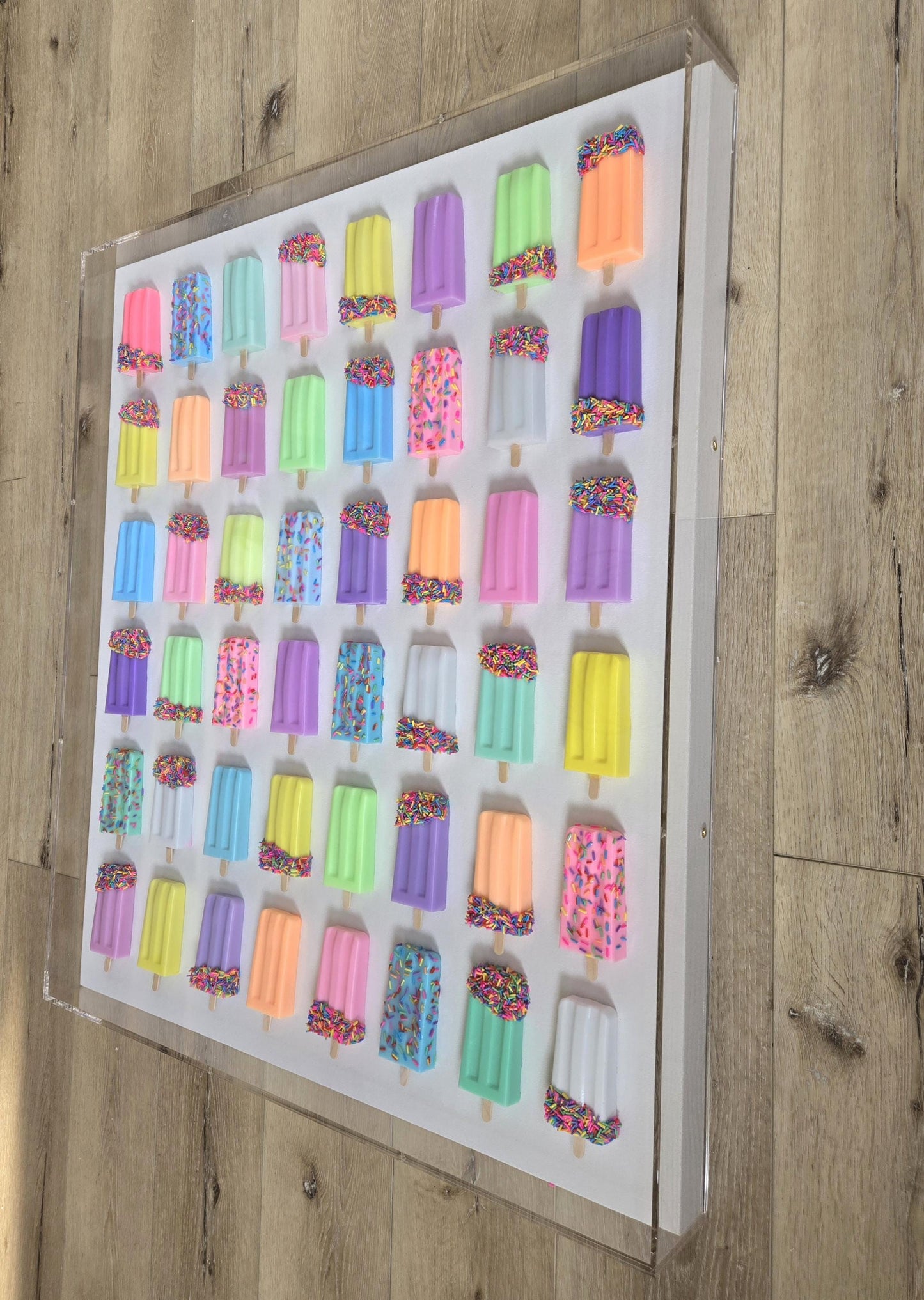 Custom Resin Ice Cream Bar Wall Art for Any Room | Modern Pop Art
