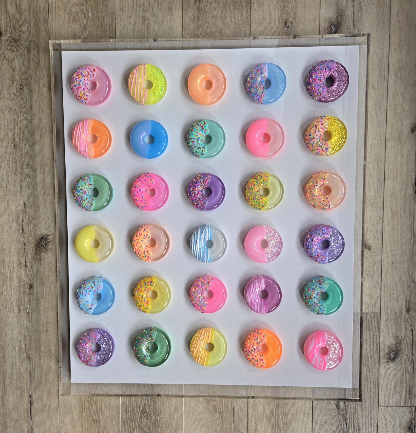 Custom Resin Donut Wall Art for Any Room | Modern Pop Art