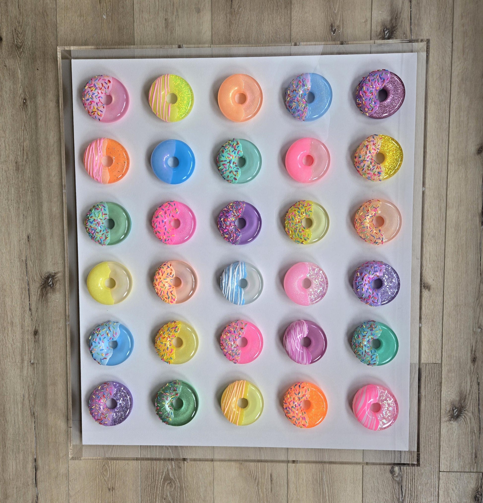Custom Resin Donut Wall Art for Any Room | Modern Pop Art