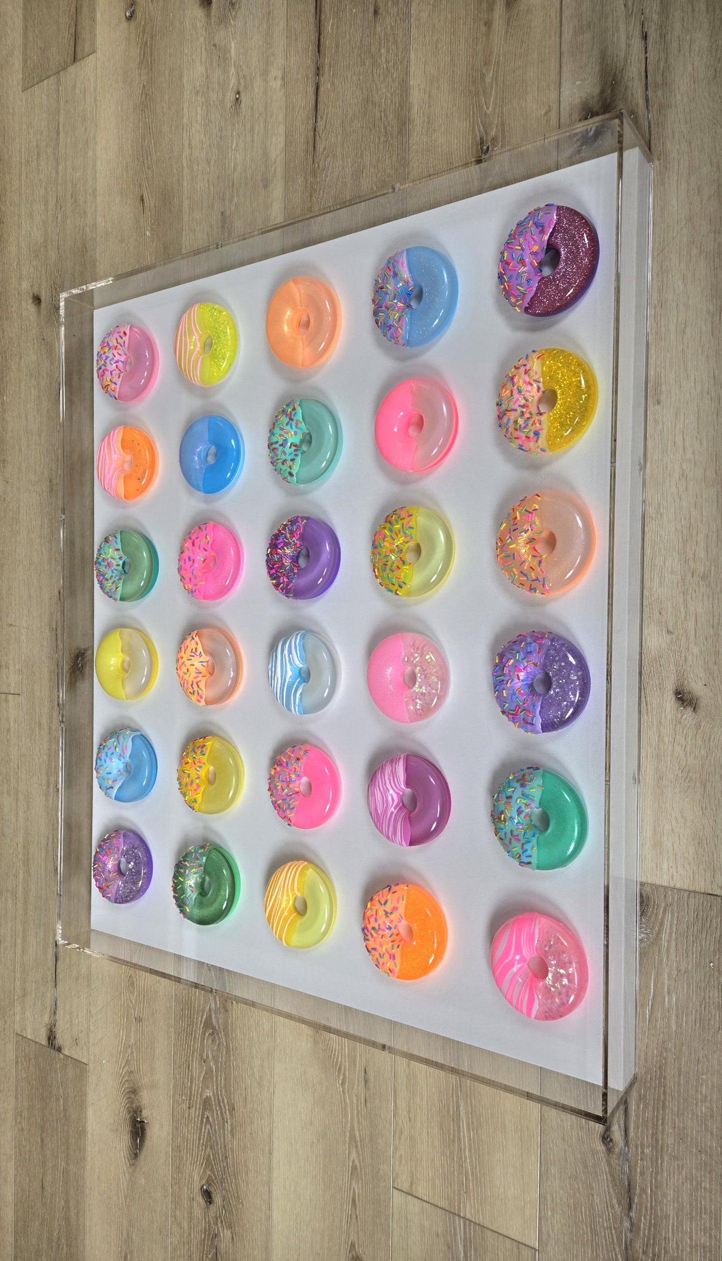 Custom Resin Donut Wall Art for Any Room | Modern Pop Art