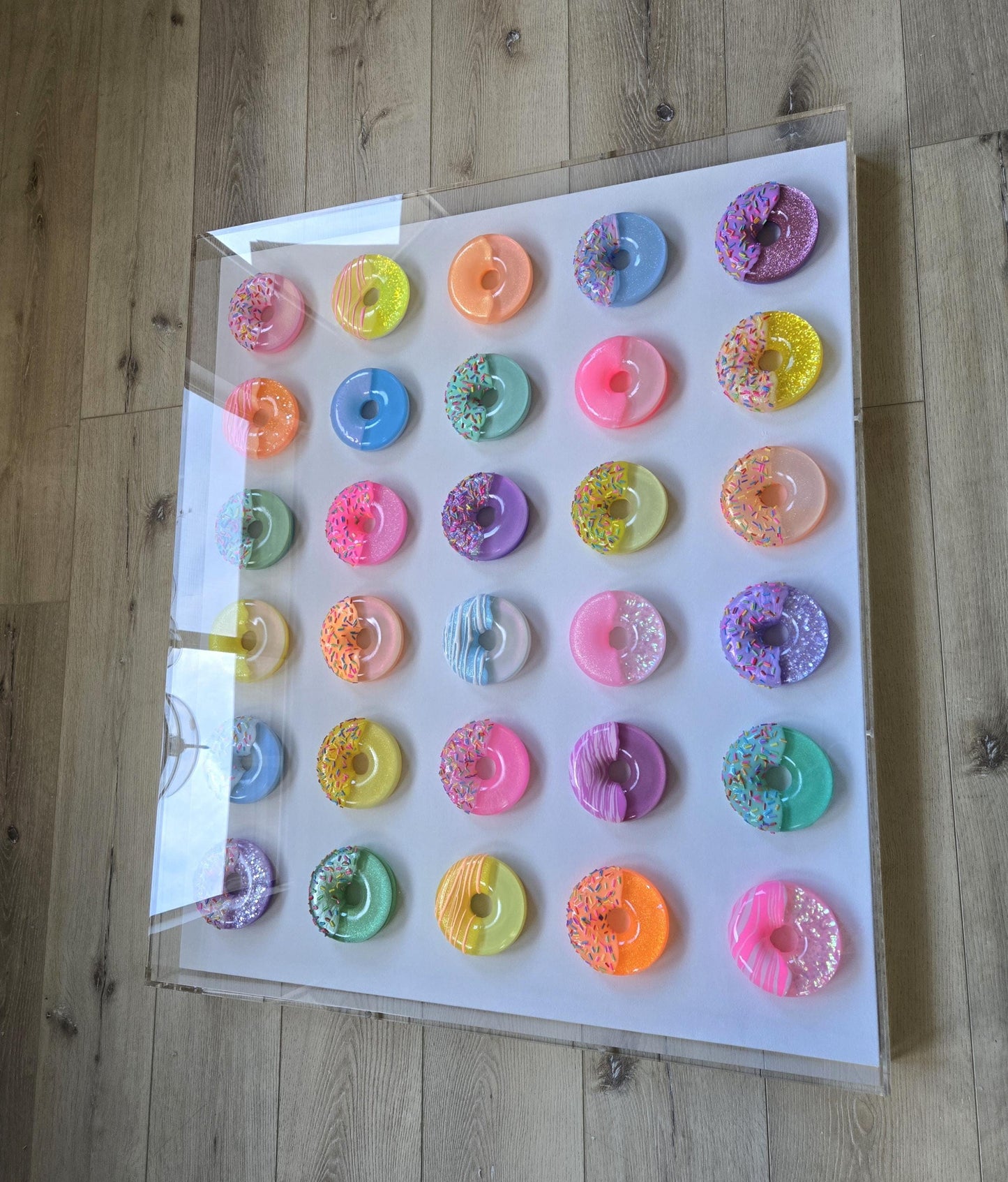 Custom Resin Donut Wall Art for Any Room | Modern Pop Art