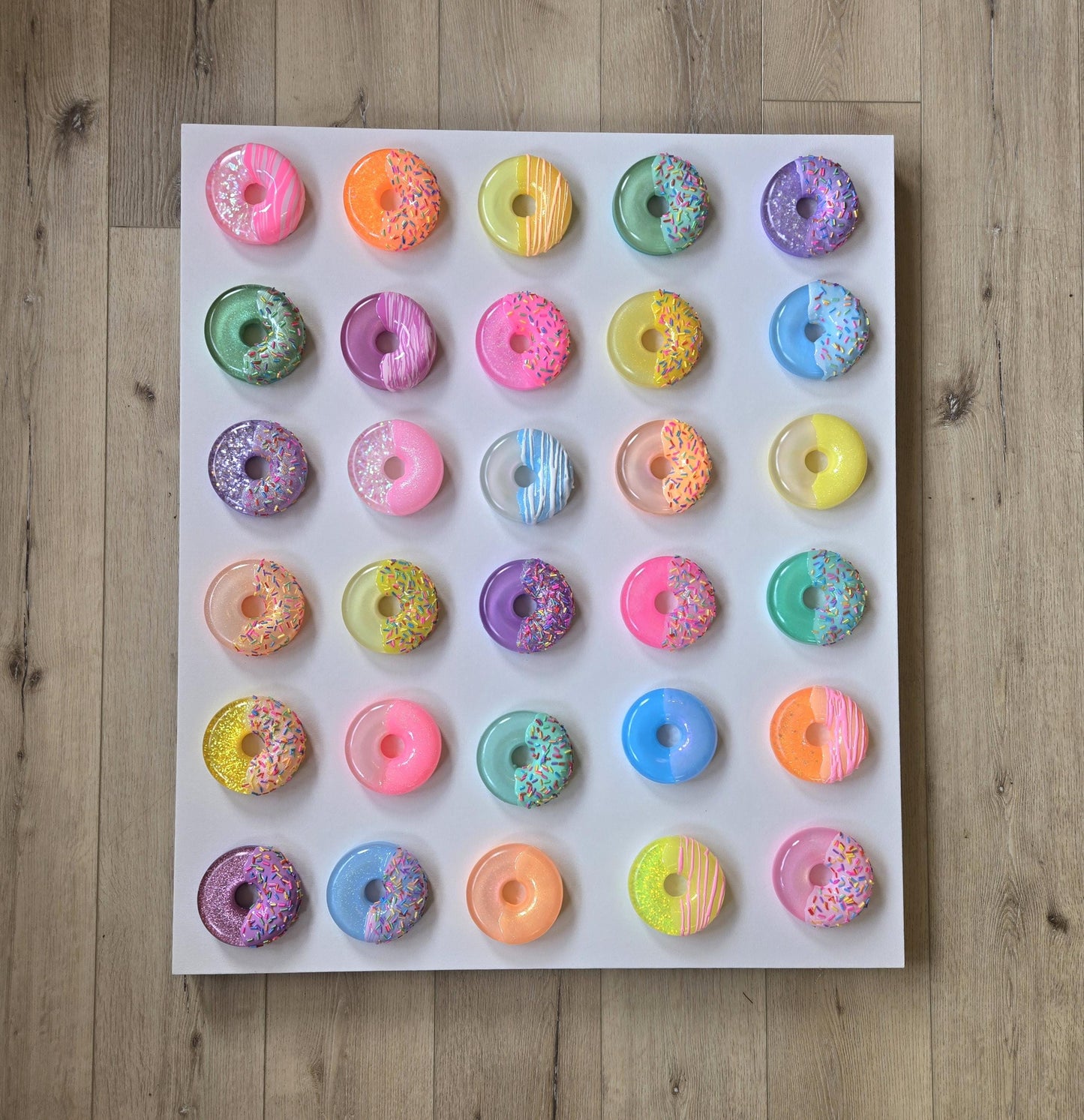 Custom Resin Donut Wall Art for Any Room | Modern Pop Art