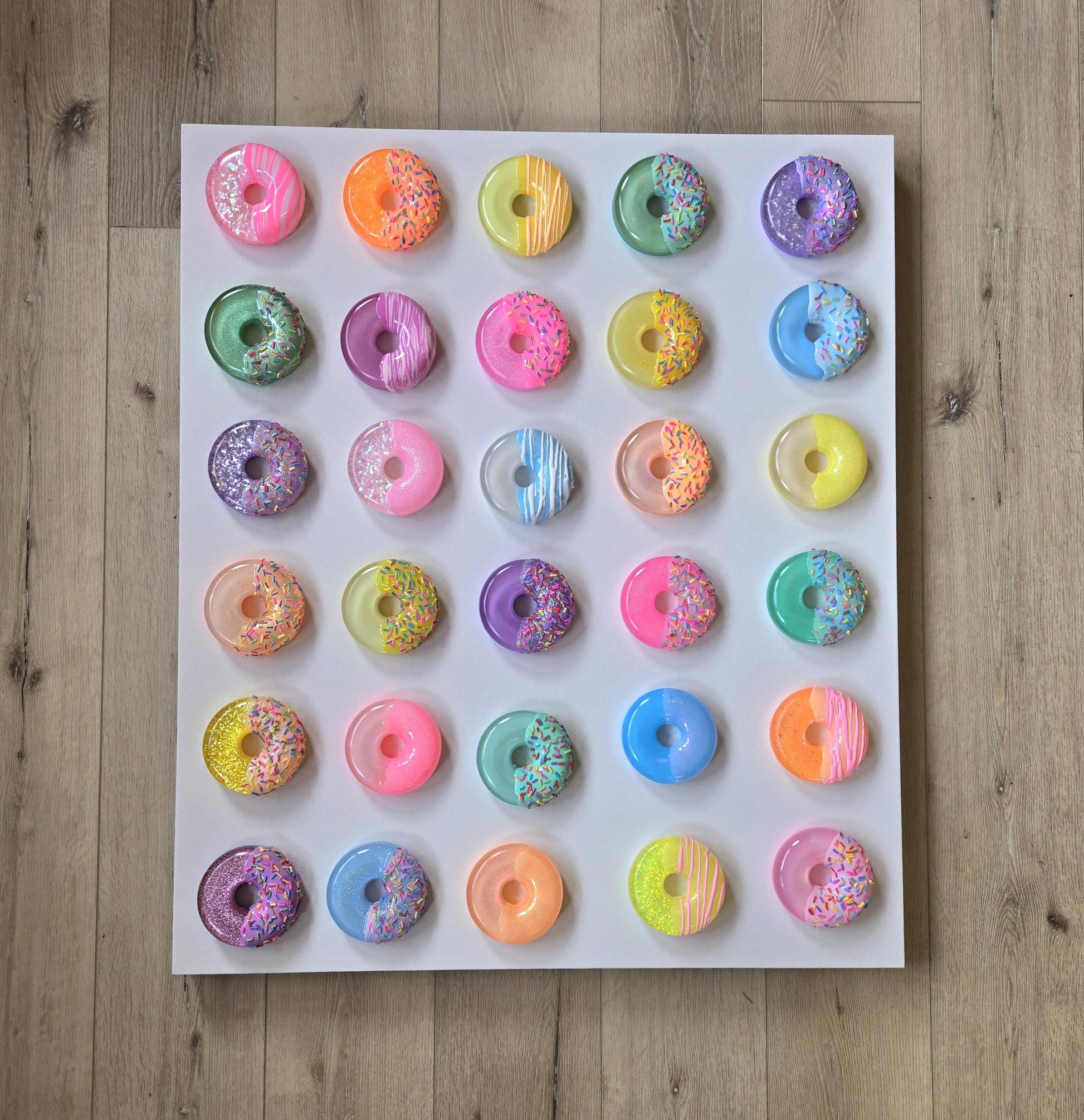 Custom Resin Donut Wall Art for Any Room | Modern Pop Art