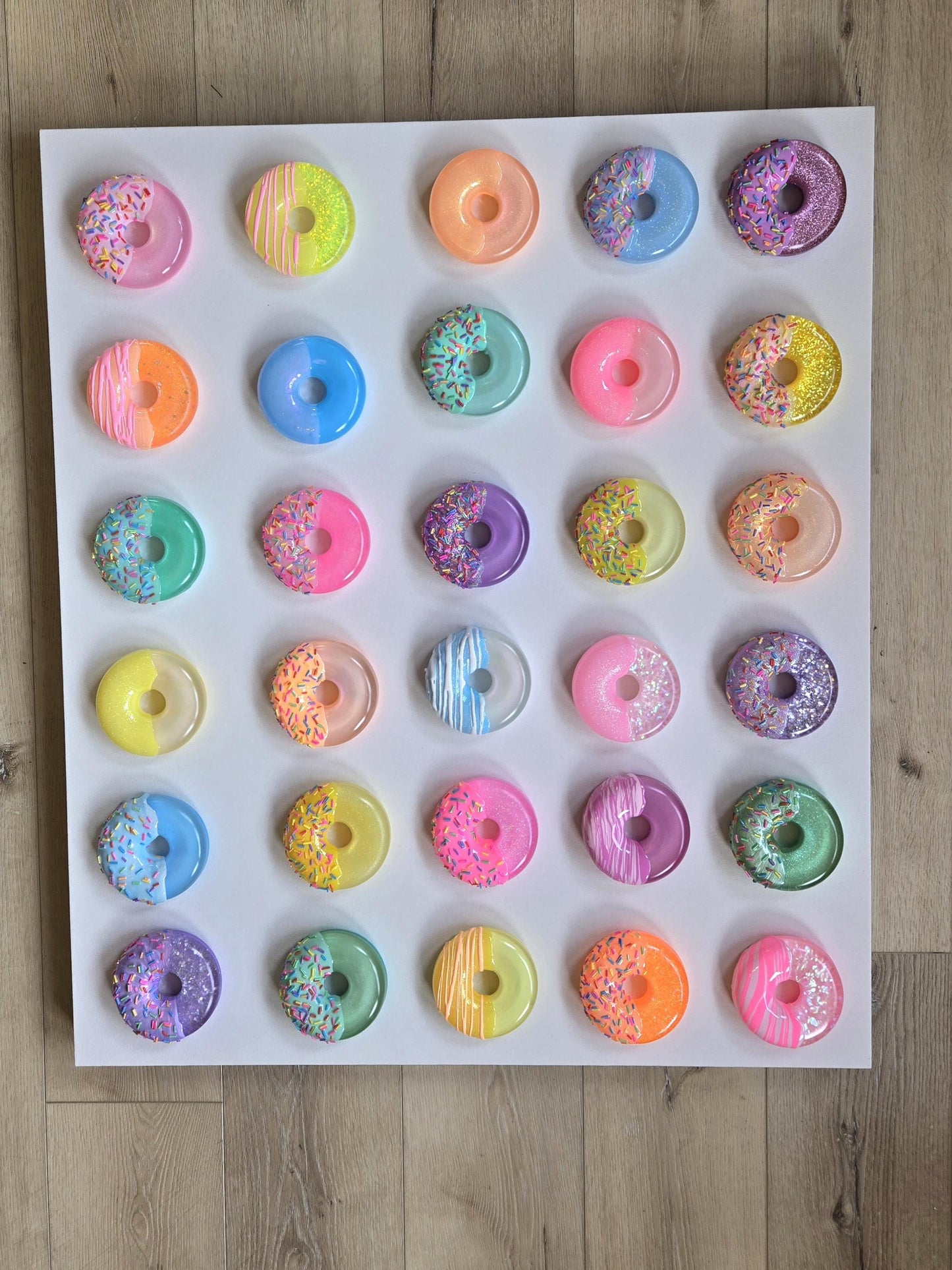 Custom Resin Donut Wall Art for Any Room | Modern Pop Art