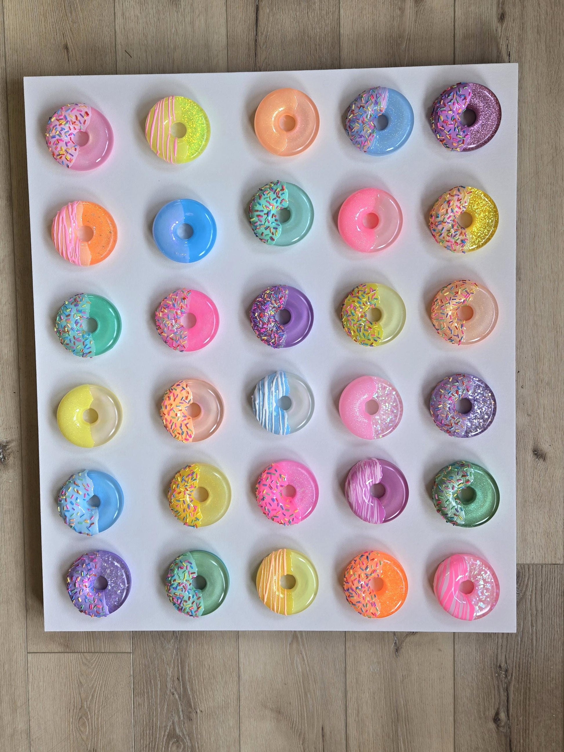 Custom Resin Donut Wall Art for Any Room | Modern Pop Art