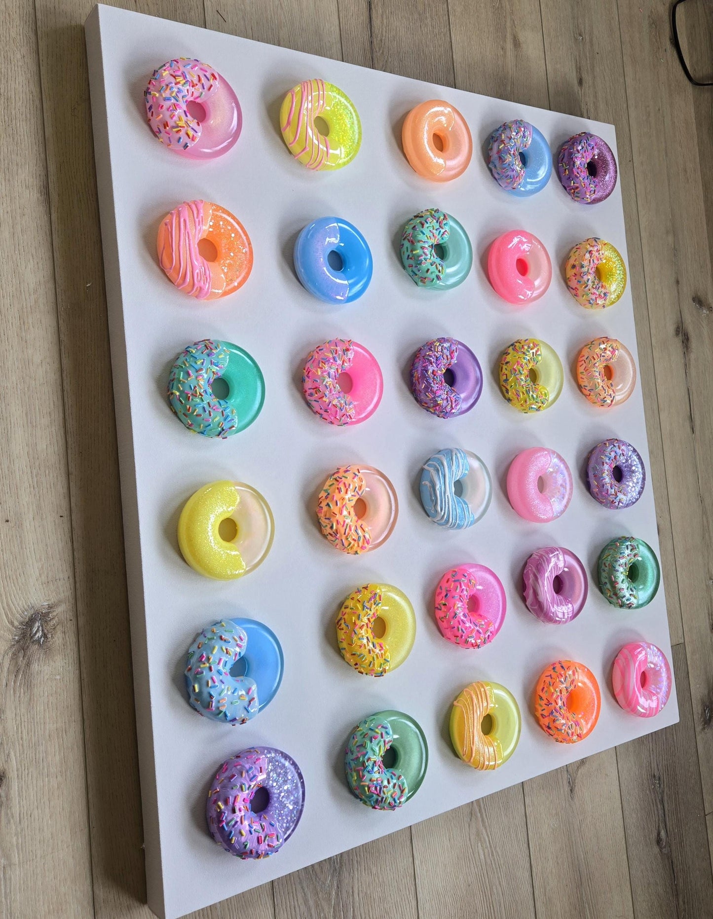 Custom Resin Donut Wall Art for Any Room | Modern Pop Art