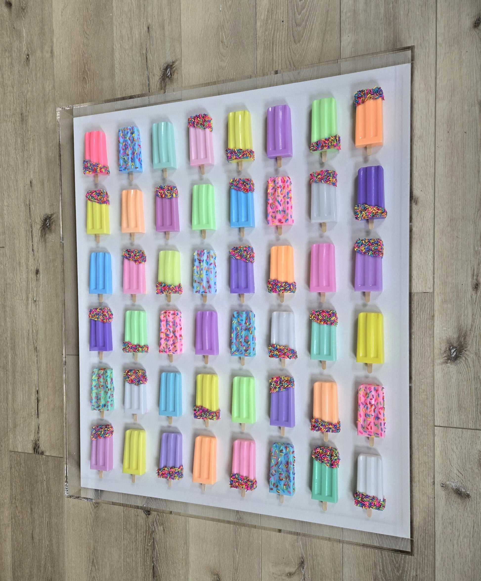 Custom Resin Ice Cream Bar Wall Art for Any Room | Modern Pop Art
