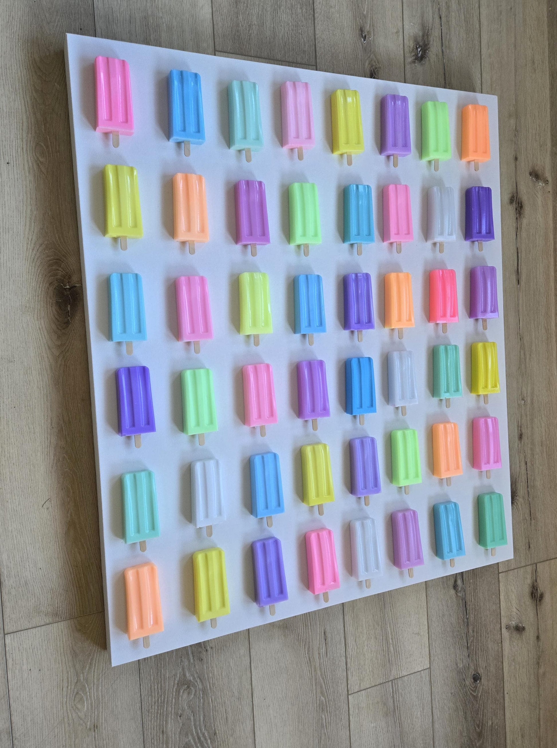 Custom Resin Ice Cream Bar Wall Art for Any Room | Modern Pop Art