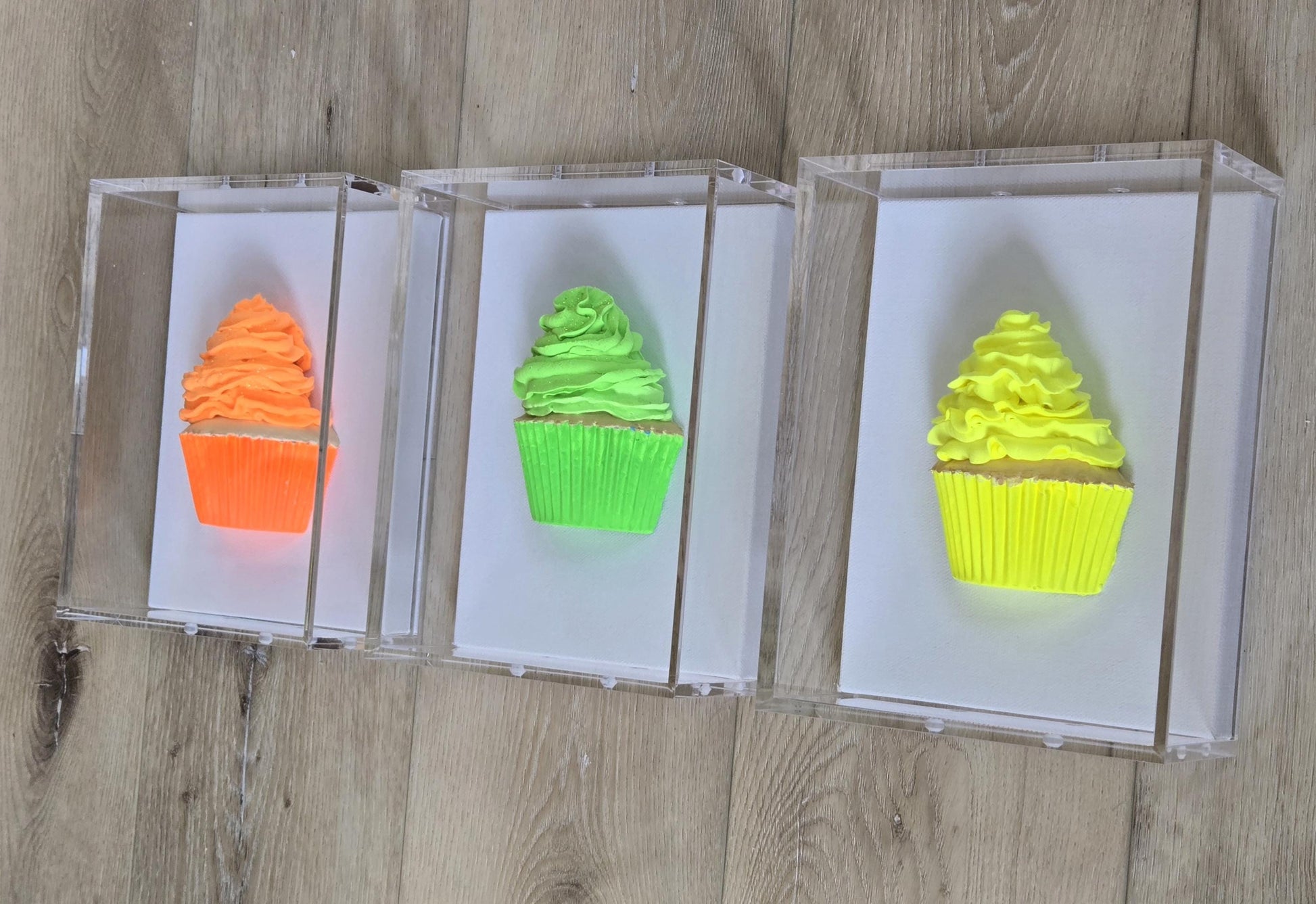 Cupcake Wall Art– Kitchen Decor, Sweet Culinary Gift, Dessert Themed Handmade Custom-Made Decor