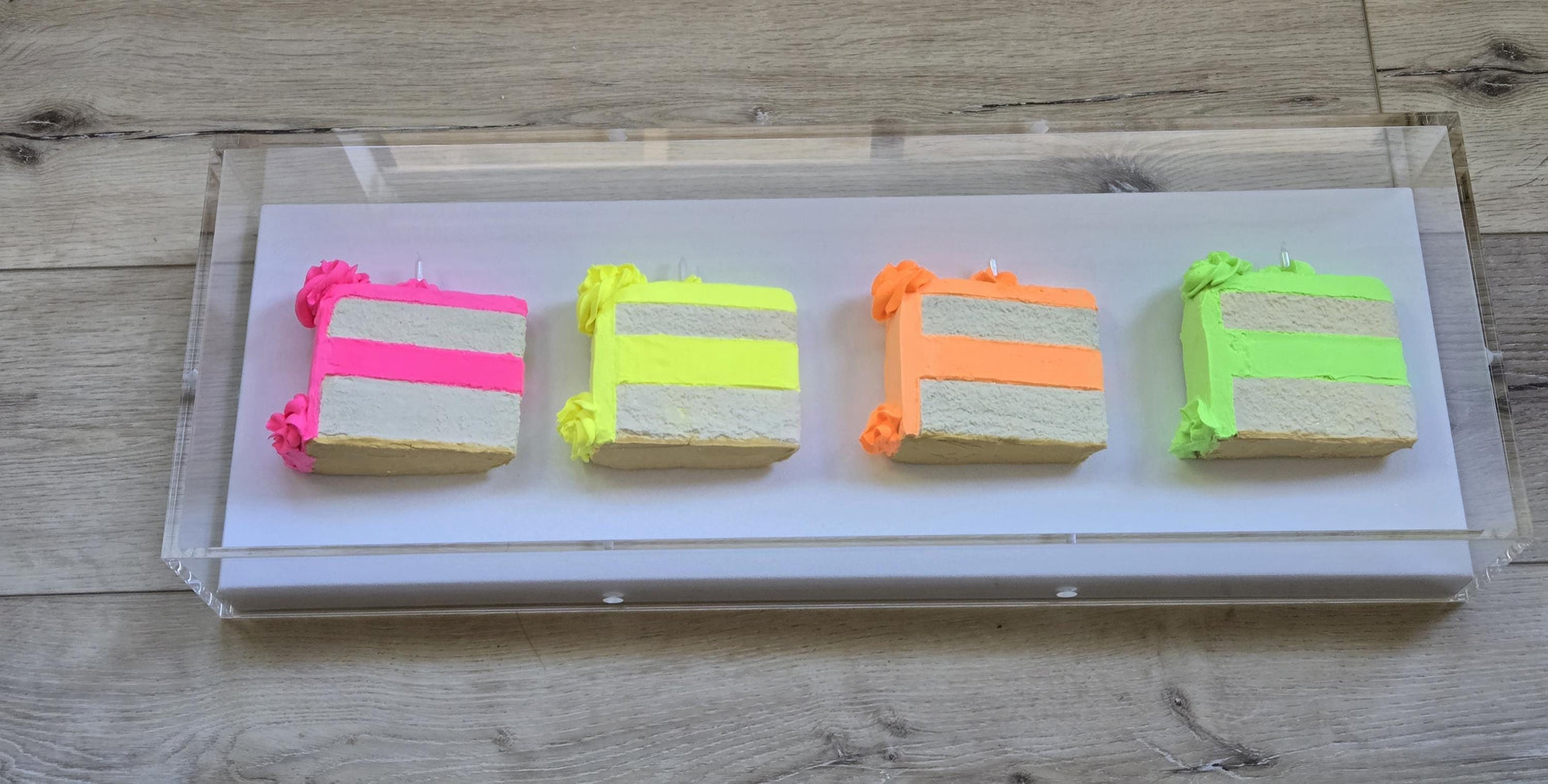 Cake Slice Wall Art Shadow Box Art – 3D Kitchen Decor, Dinning Rooms, Birthday Gift,