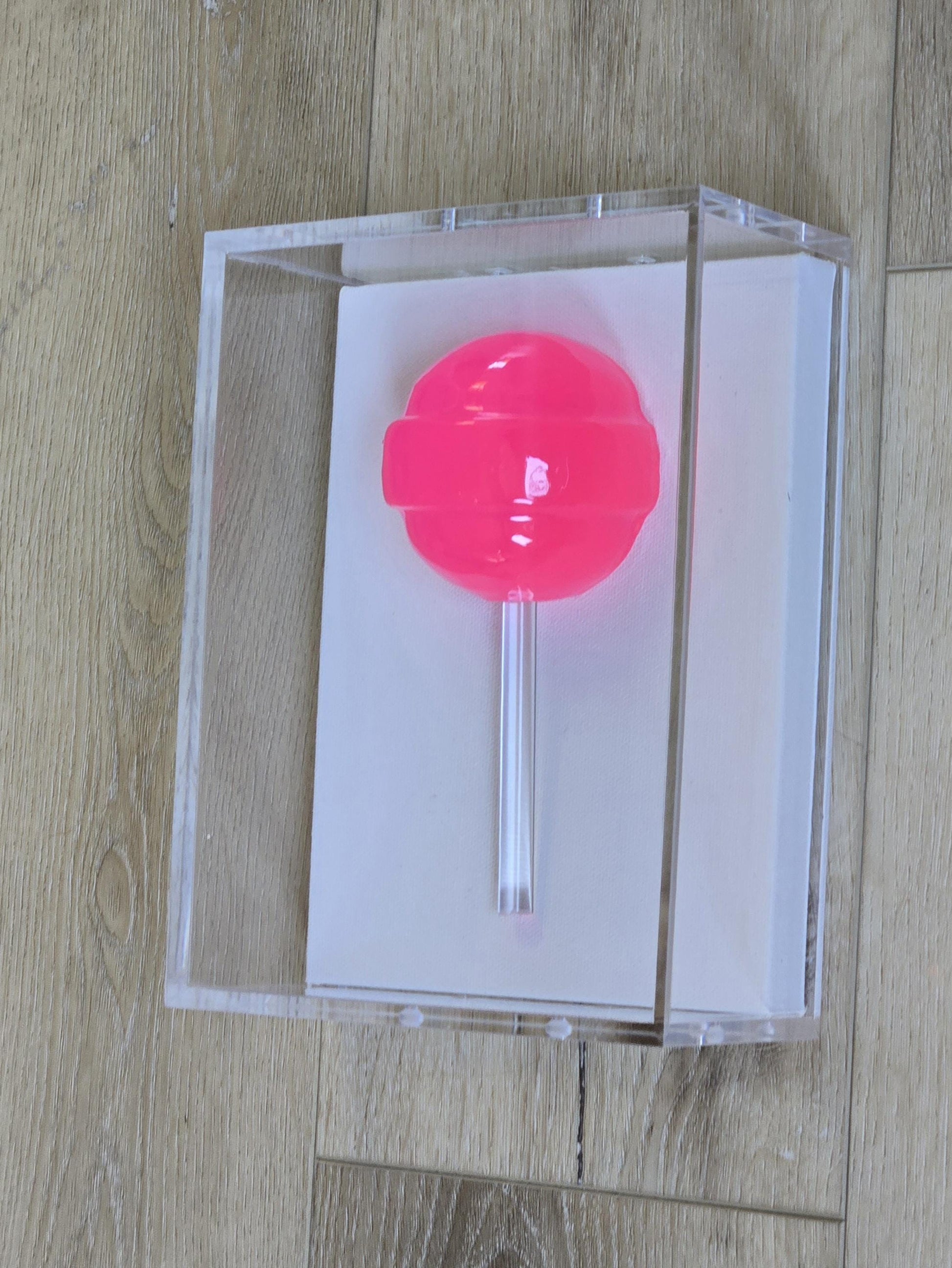 Lollipop Sculpture Shadow Box| 3D Candy Wall Decor | Gallery Wall Art