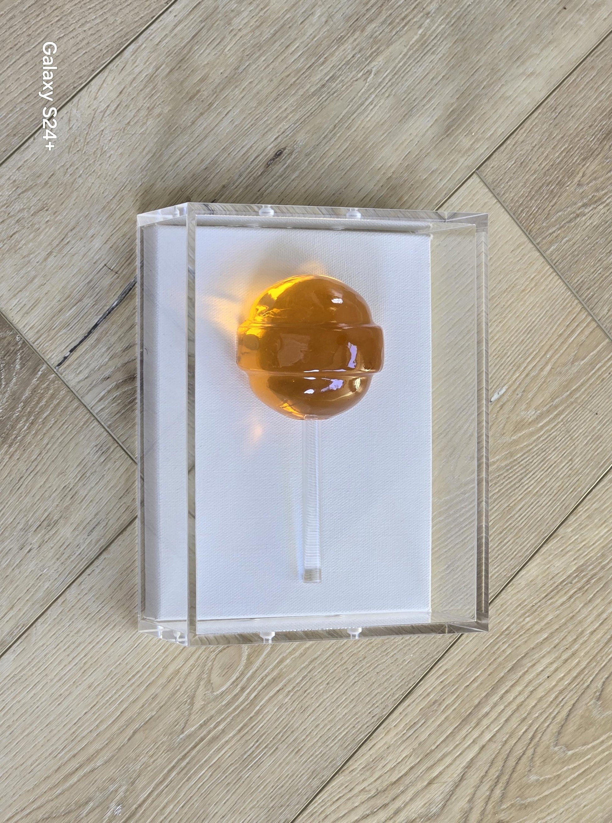 Lollipop Sculpture Shadow Box| 3D Candy Wall Decor | Gallery Wall Art