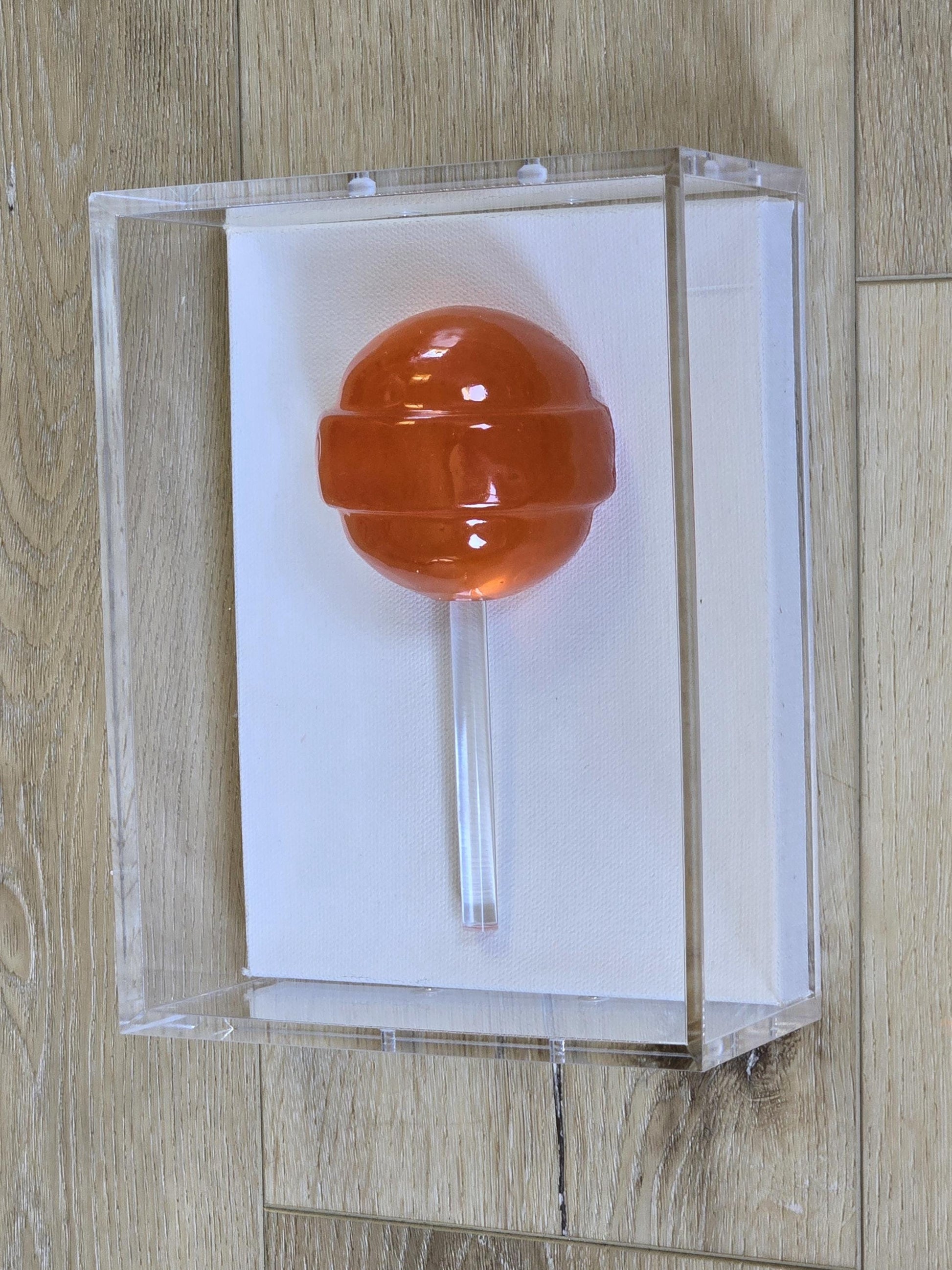 Lollipop Sculpture Shadow Box| 3D Candy Wall Decor | Gallery Wall Art
