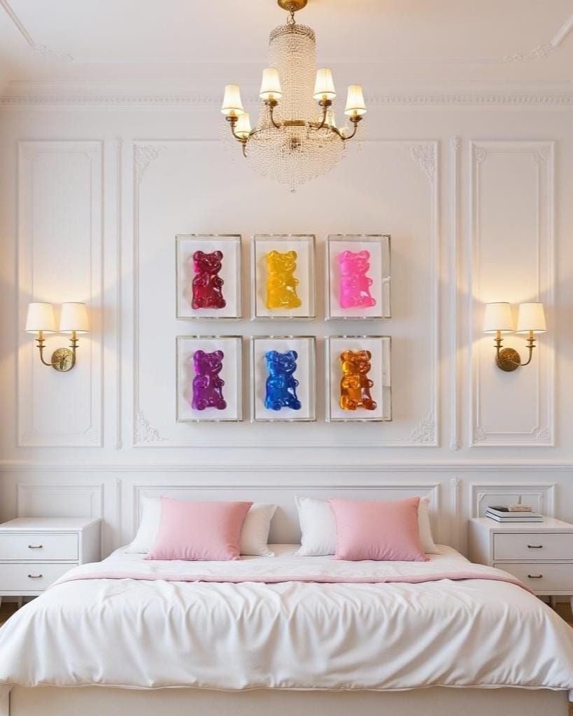 gummy bear wall art