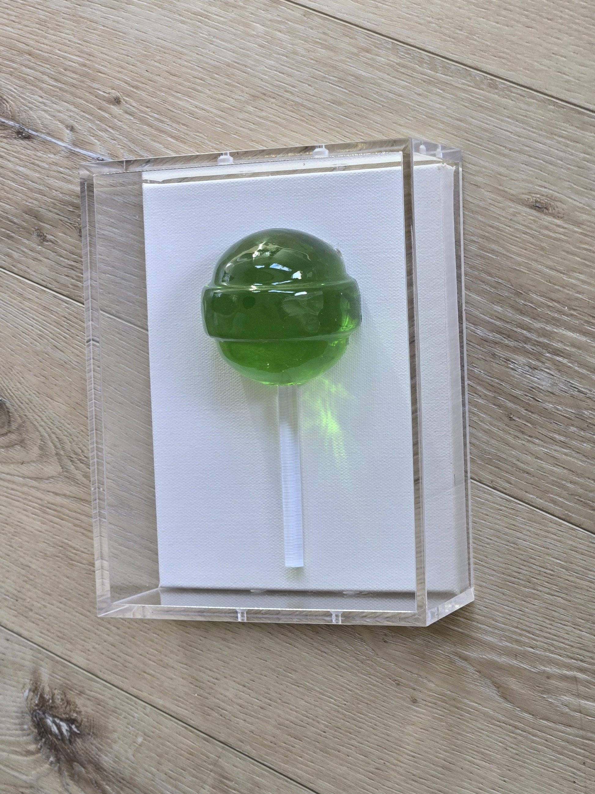 Lollipop Sculpture Shadow Box| 3D Candy Wall Decor | Gallery Wall Art